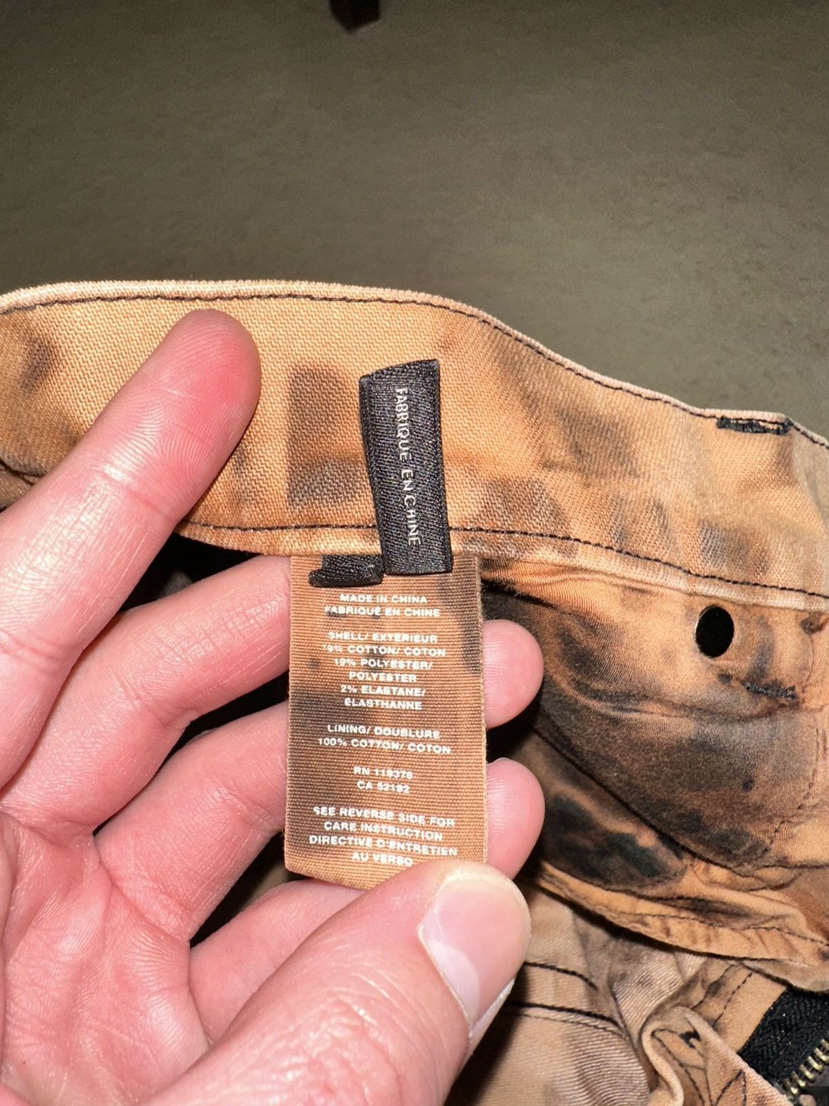Helmut Lang Helmut Lang Acid Wash Cargo Pants Size US 29 - 6 Thumbnail