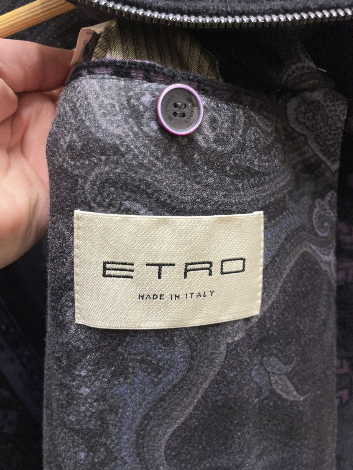 Etro Etro Intarsia Pattern Embroidery Bomber Jacket Size US XL / EU 56 / 4 - 8 Thumbnail