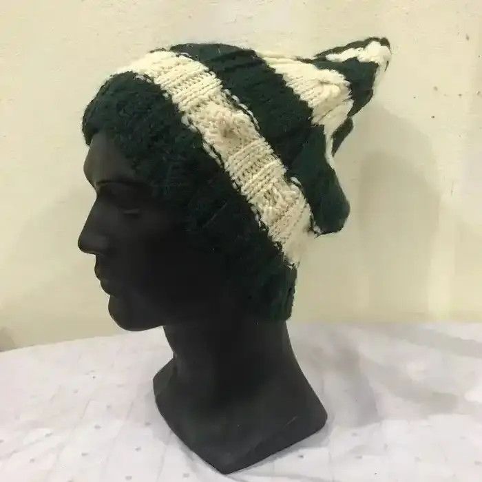 Highland 2000 × Vintage Highland 2000 Stripe Design Beanie Hat Size ONE SIZE - 2 Thumbnail