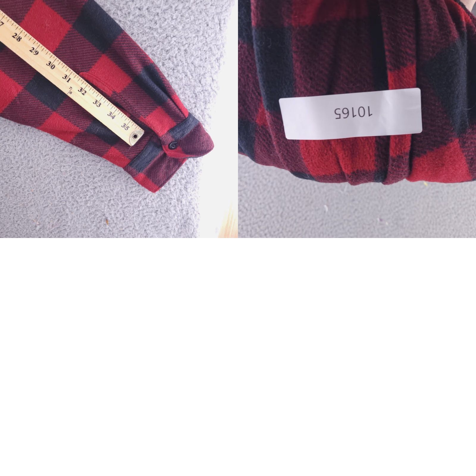 Wrangler Wrangler Shirt Mens 3XL Red Black Polyester Flannel Work Casual Warm Checks Long Sleeve Button-Up Multicolor Mens Size US XXL / EU 58 / 5 - 8 Thumbnail