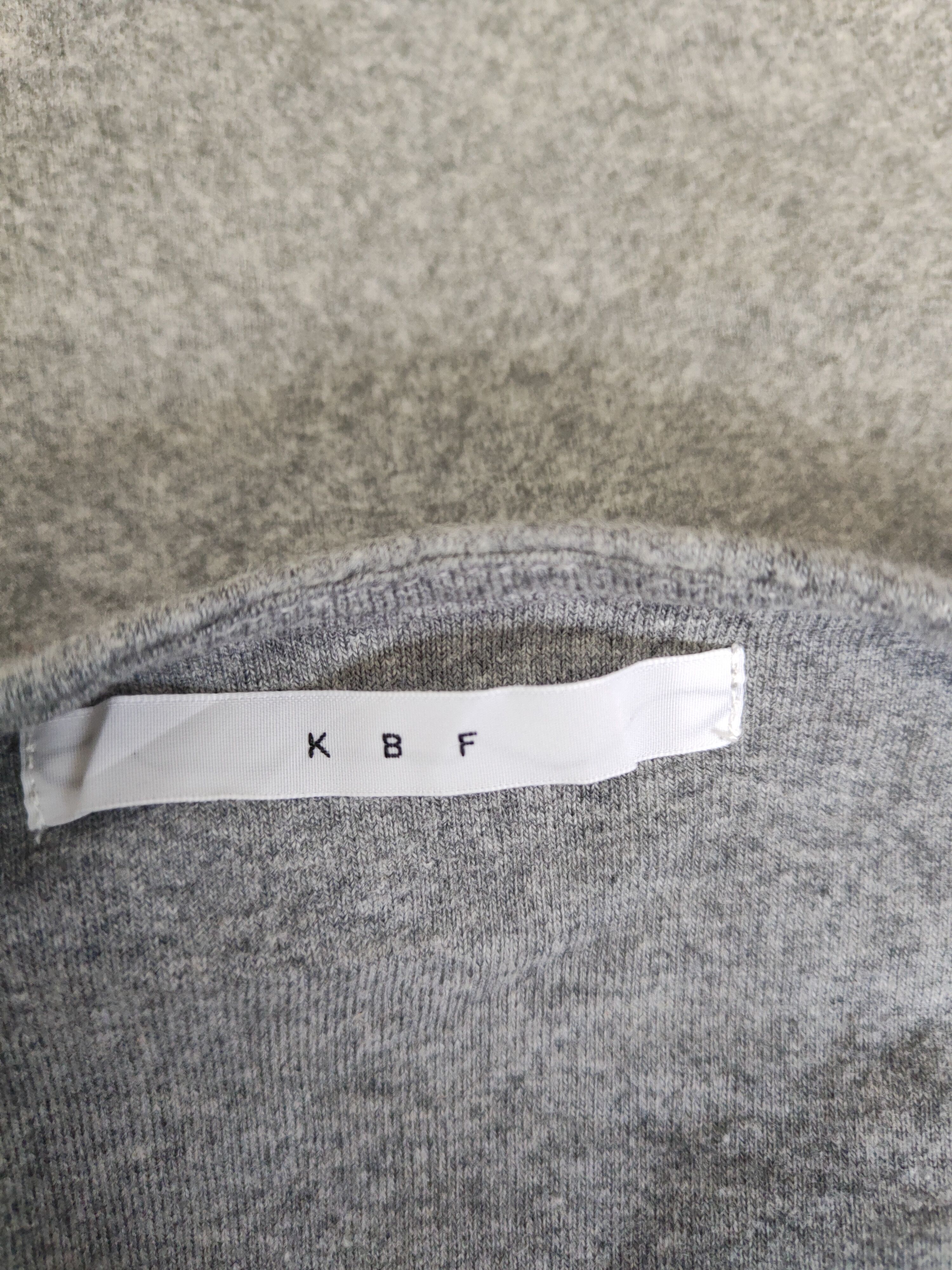 Japanese Brand × Vintage KBF Gray Sweatshirts #S2599 Size L / US 10 / IT 46 - 12 Thumbnail