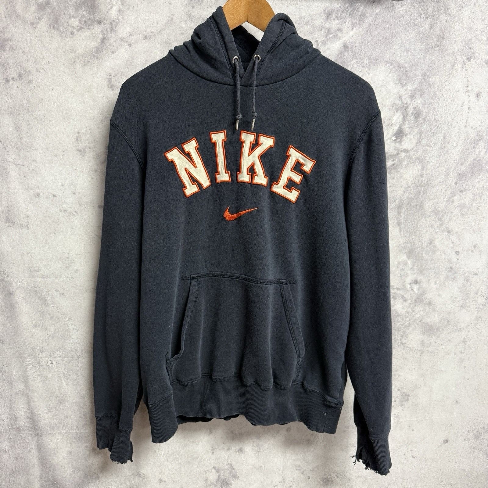 Nike Nike Center Swoosh Hoodie Sweatshirt Mens Large Blue Size US L / EU 52-54 / 3 - 2 Thumbnail