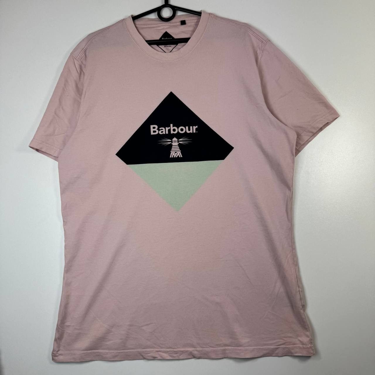 Barbour Barbour Beacon T-Shirt Pink Slim Fit Logo Graphic Casual XL Size US XL / EU 56 / 4 - 1 Thumbnail