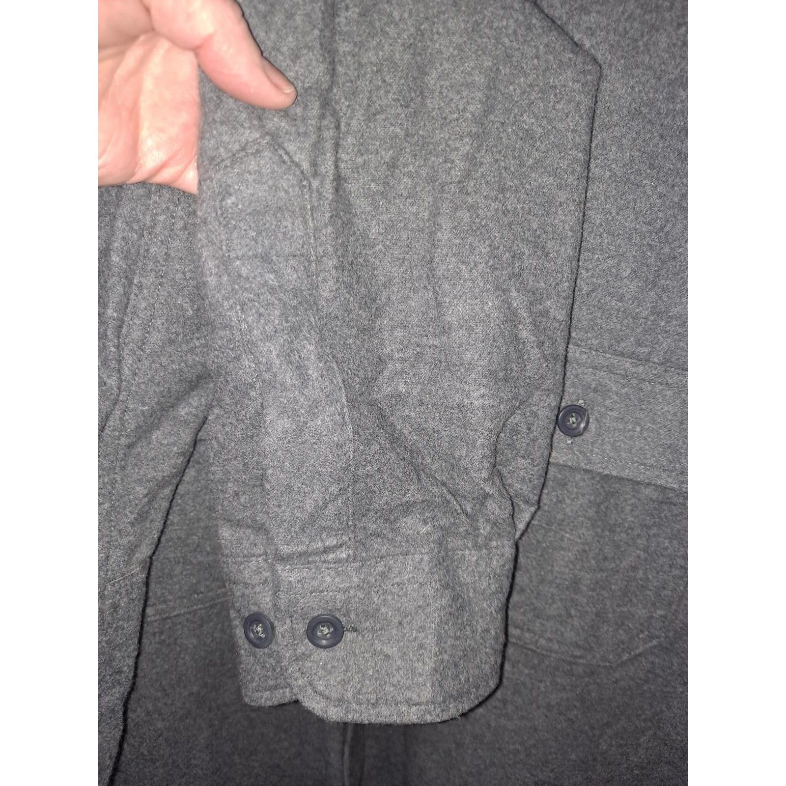 L.L. Bean NWT L.L. Bean Chamois Button Up Gray Shirt 100% Cotton Tradi Size US XL / EU 56 / 4 - 4 Thumbnail