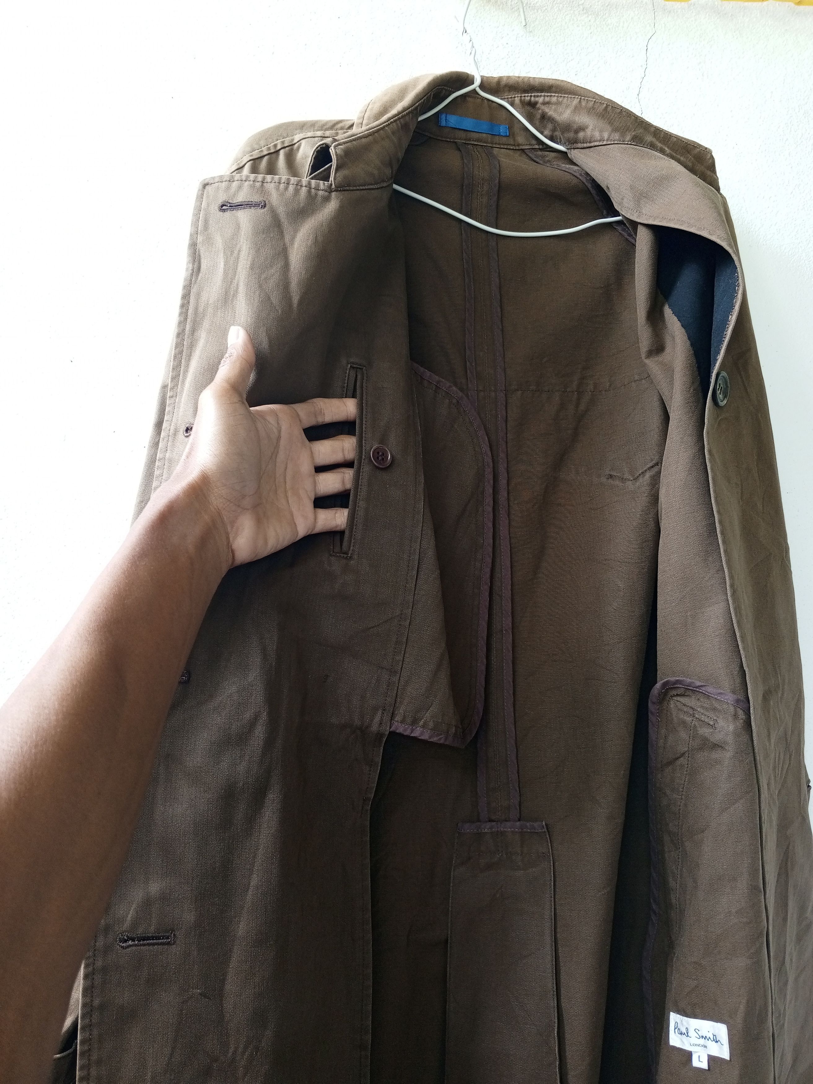Paul Smith Paul Smith long coat Size L / US 10 / IT 46 - 11 Thumbnail
