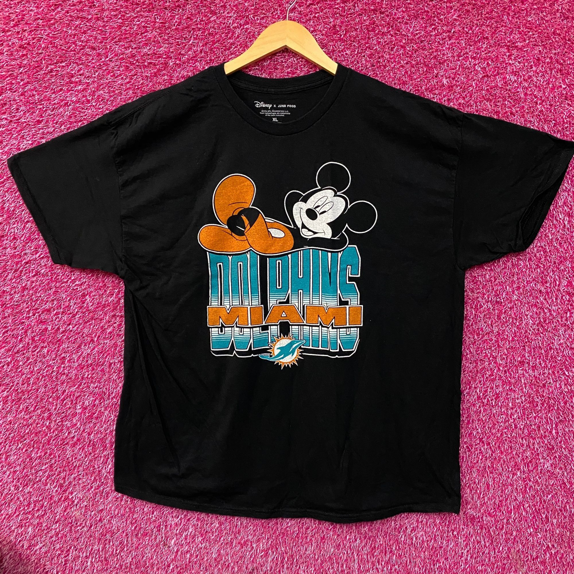Junk Food Disney x Junk Food NFL Miami Dolphins Mickey Mouse Kick Back Size US XL / EU 56 / 4 - 1 Thumbnail