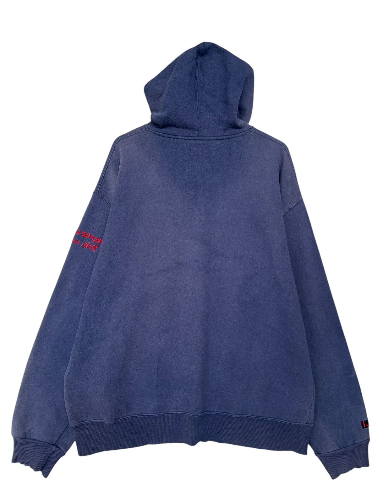 Fubu Vintage Y2K Fubu Embroidered Logo Sunfaded Baggy Hoodie Size US XL / EU 56 / 4 - 2 Thumbnail