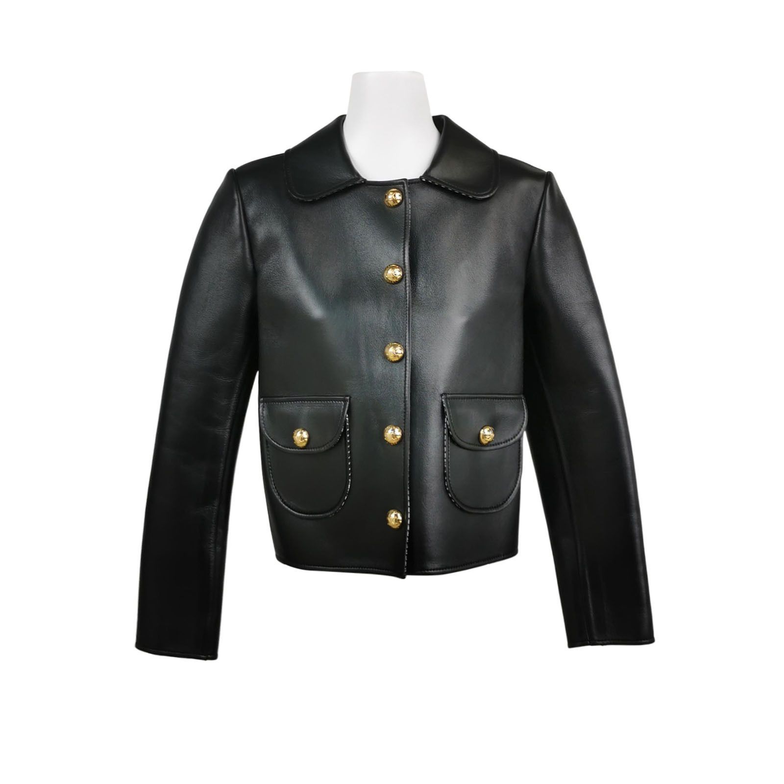 Celine Celine Leather Jacket Size 34 Size XS / US 0-2 / IT 36-38 - 1 Thumbnail