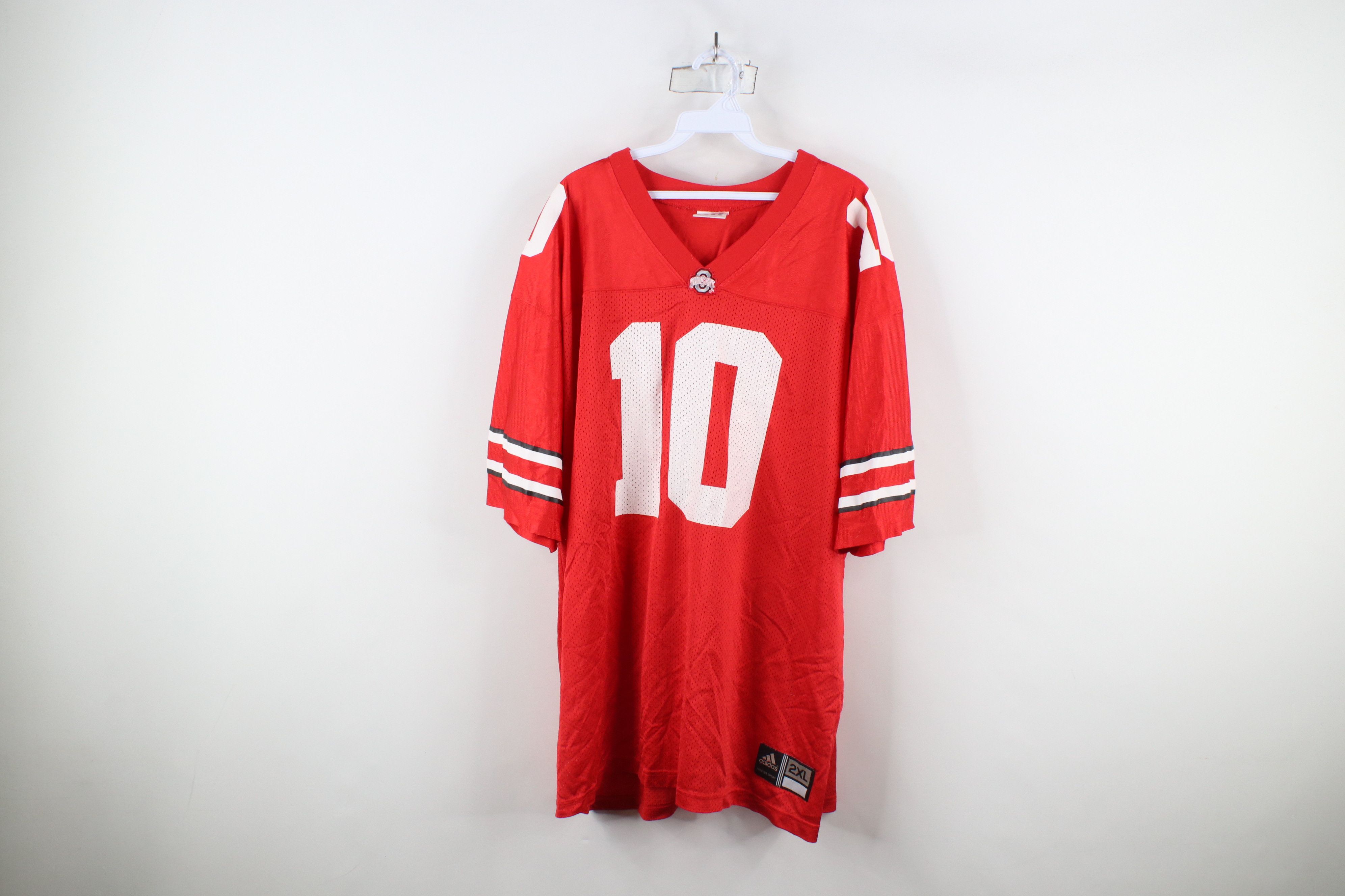 Adidas × Vintage Vintage Adidas Ohio State University Football Jersey #10 Size US XXL / EU 58 / 5 - 1 Thumbnail
