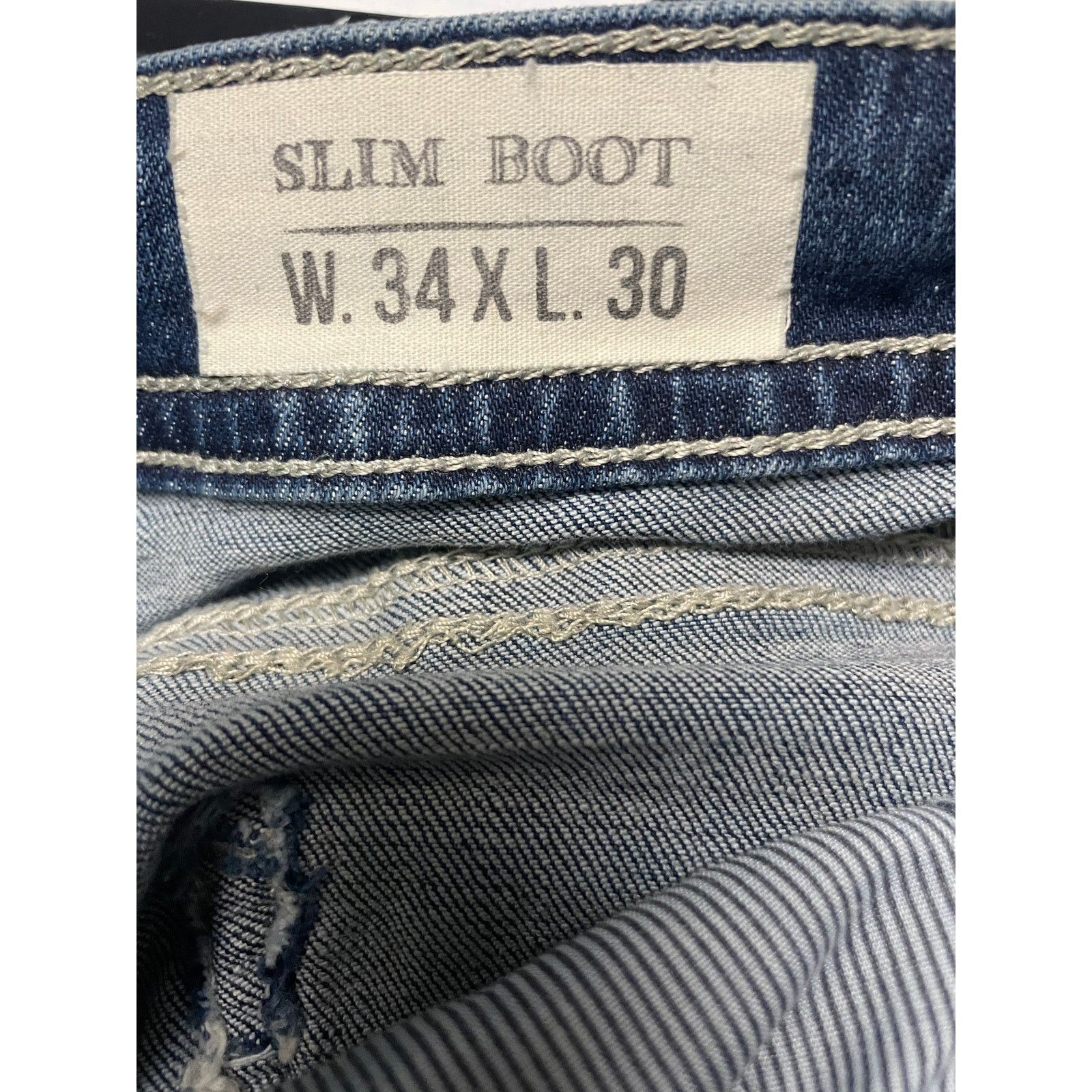 Other TK Axel Slim Boot Jeans 34x30 Mens Denim Bootcut Classic Size US 34 / EU 50 - 5 Thumbnail
