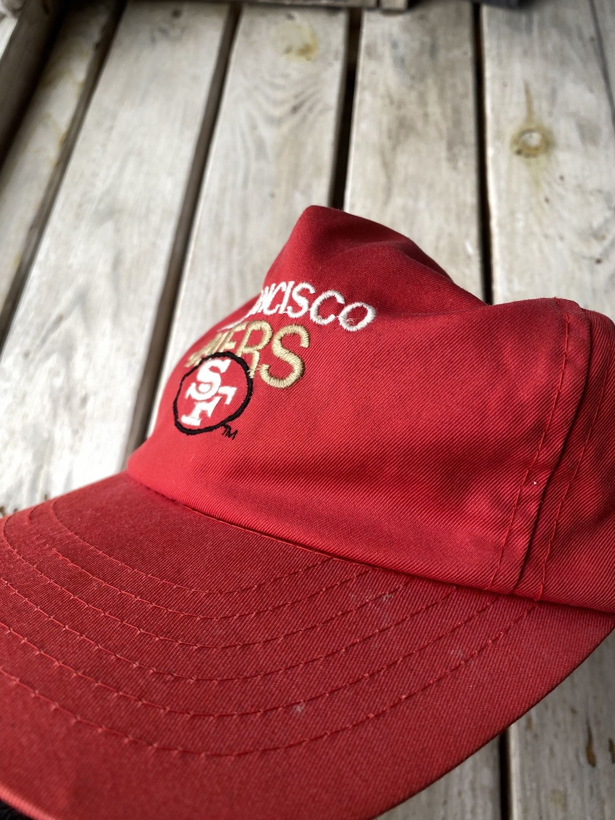 NFL × Vintage Vintage 90s NFL San Francisco 49ers snapback hat cap 90’s Size ONE SIZE - 4 Thumbnail