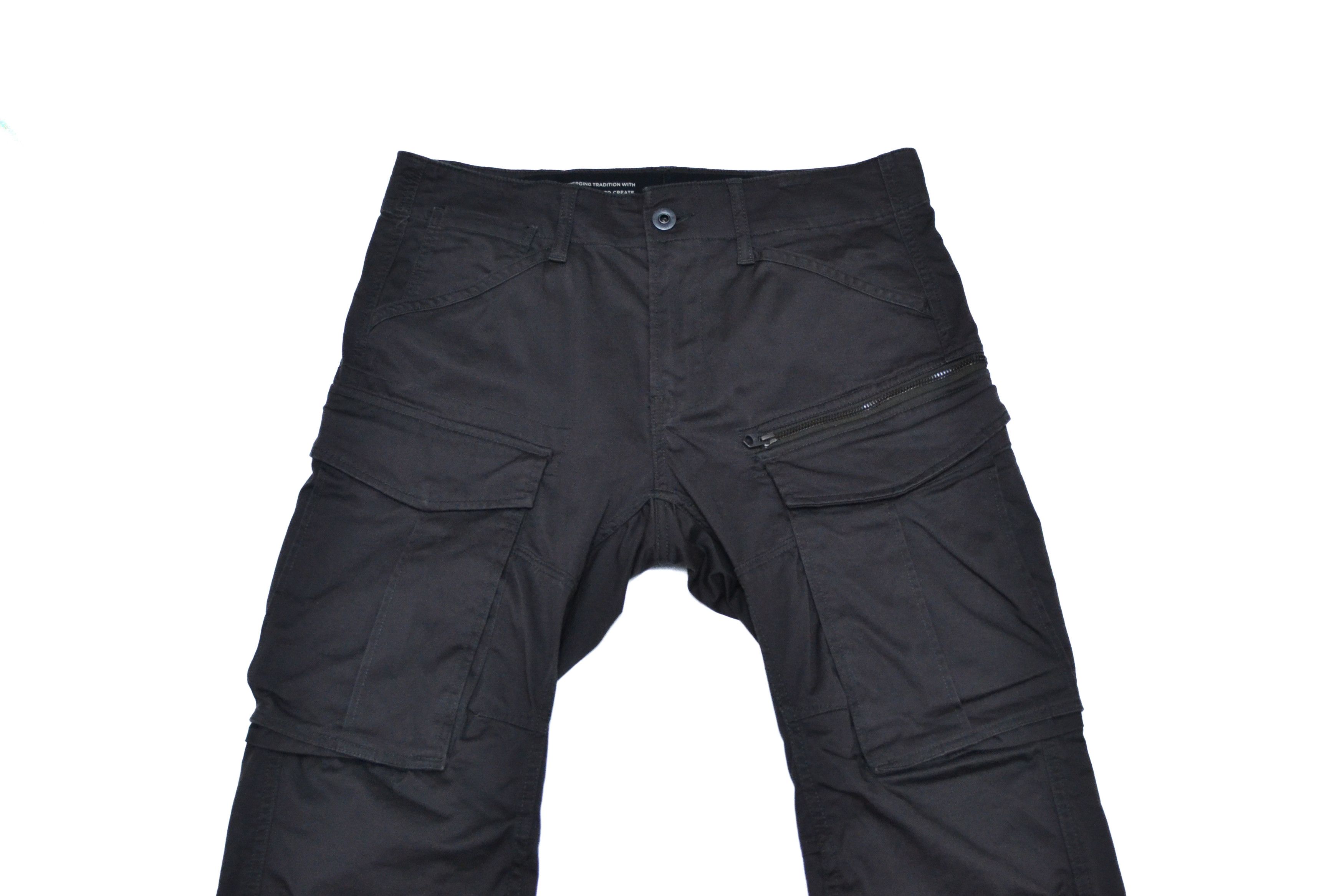 G-Star G-Star Rovic Zip 3D Straight Gray Cargo Men’s Trousers Pants Size US 31 - 2 Thumbnail