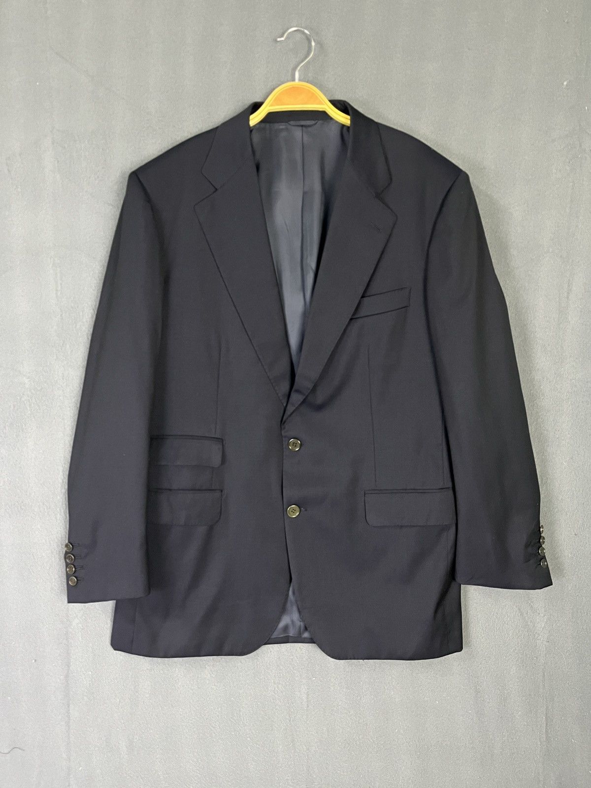 Isaia × Loro Piana Isaia Blazer Loro Piana Fabric Winter Tasmanian Wool Blazer Size 42R - 1 Thumbnail