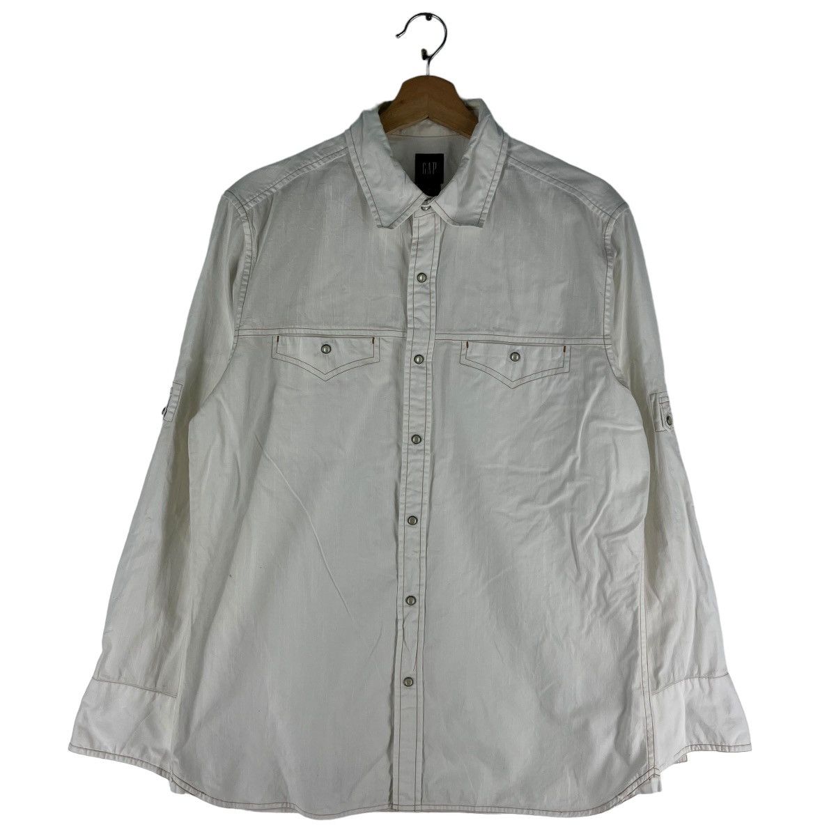 Japanese Brand 🔥VINTAGE WORK CHORE JACKET GAP JAPAN ISSEY MIYAKE Size US M / EU 48-50 / 2 - 1 Thumbnail