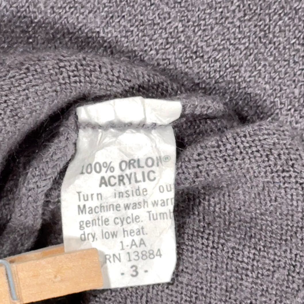 Harrods VINTAGE Harrod Sweater Shirt Mens Large Gray V-Neck Raglan Knit 80s Preppy Acrylic Knit Pullover Size US M / EU 48-50 / 2 - 6 Thumbnail