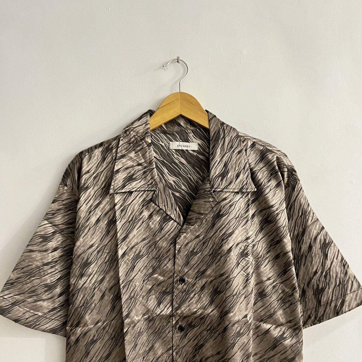 Issey Miyake Encanto - Unique Pattern Campcollar Button Up Size US L / EU 52-54 / 3 - 2 Thumbnail