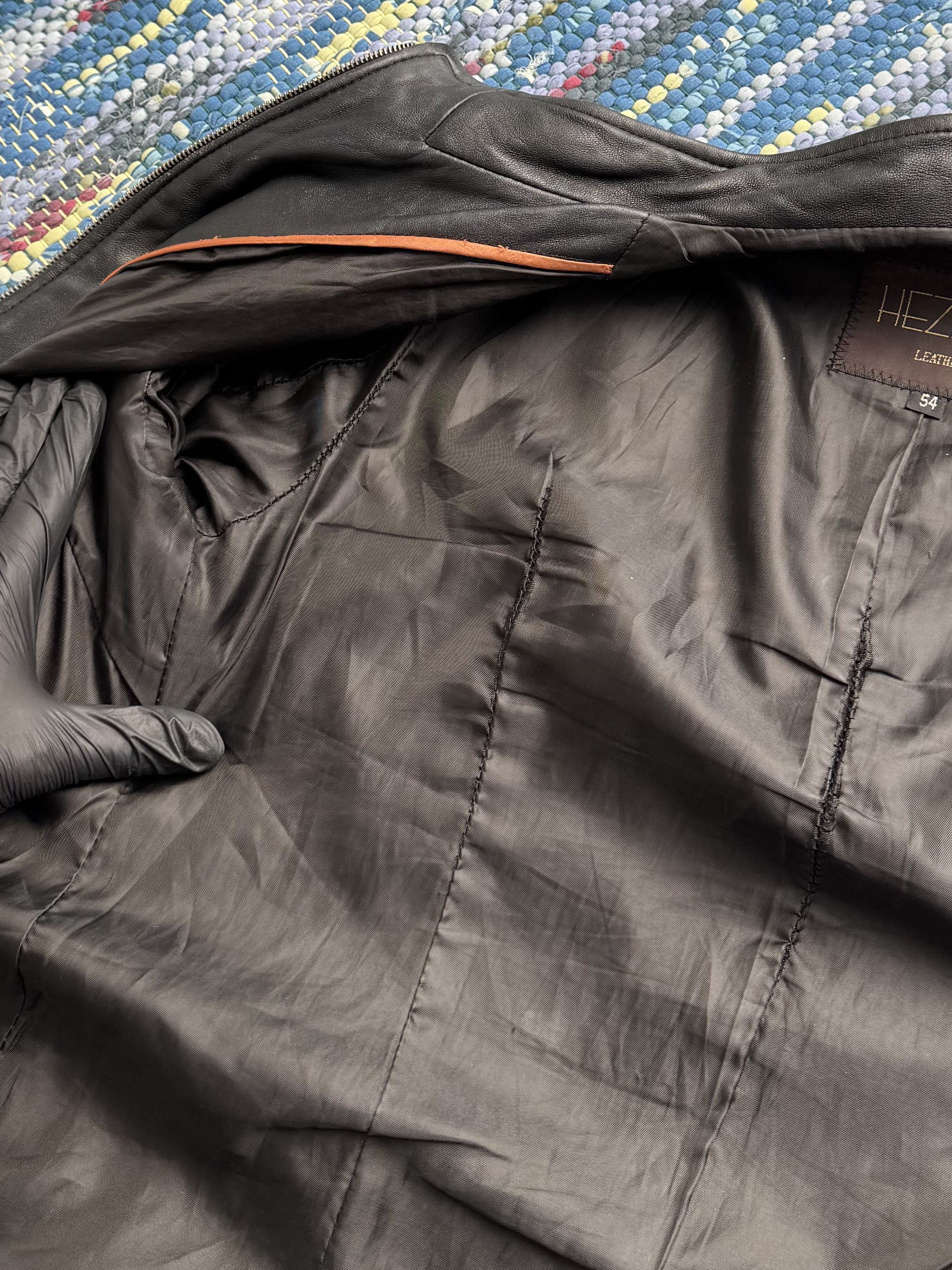 Vintage Vintage Cropped Leather Jacket A8(V8)D15 Size L / US 10 / IT 46 - 9 Thumbnail