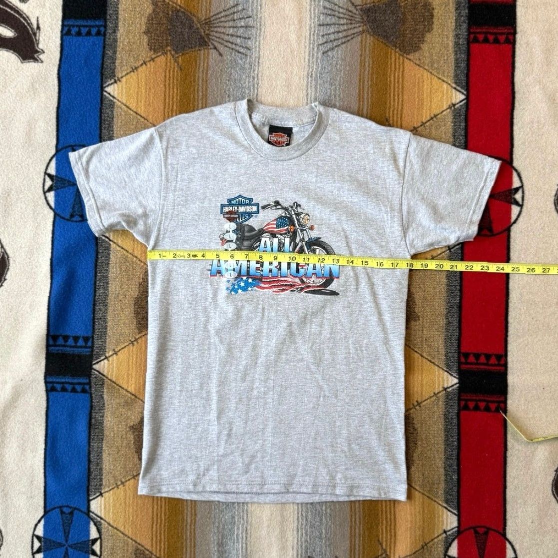 Harley Davidson VINTAGE Harley Davidson T-Shirt Women L Gray 90s Biker Grunge NWT NWT - wait, ensure only original words and no extra. Size L / US 10 / IT 46 - 7 Thumbnail