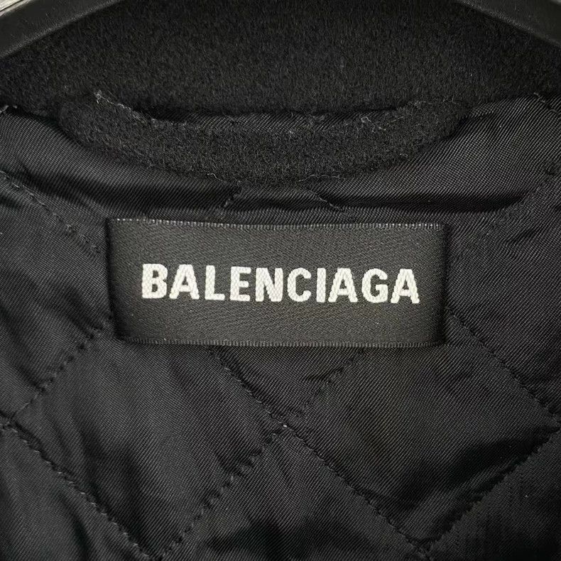 Balenciaga Balenciaga Front Letter Fleece Zip-Up Jacket Size US S / EU 44-46 / 1 - 4 Thumbnail