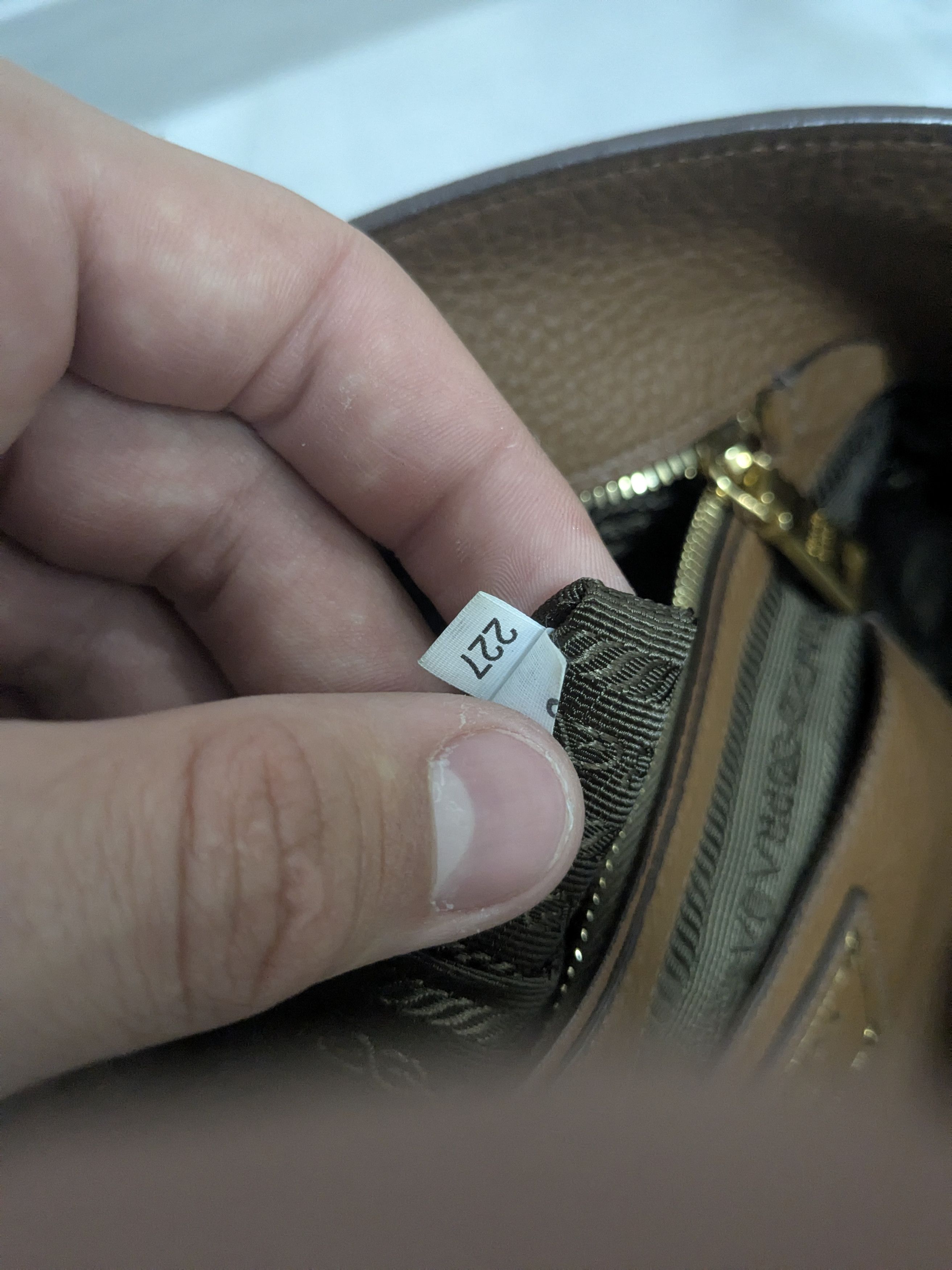 Prada Prada Camel Daino Leather Hobo Shoulder Bag Size ONE SIZE - 15 Thumbnail