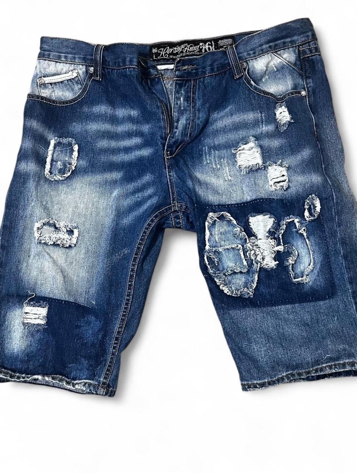 If Six Was Nine × Japanese Brand × Vintage Vintage distressed denim jorts Size US 40 / EU 56 - 1 Thumbnail