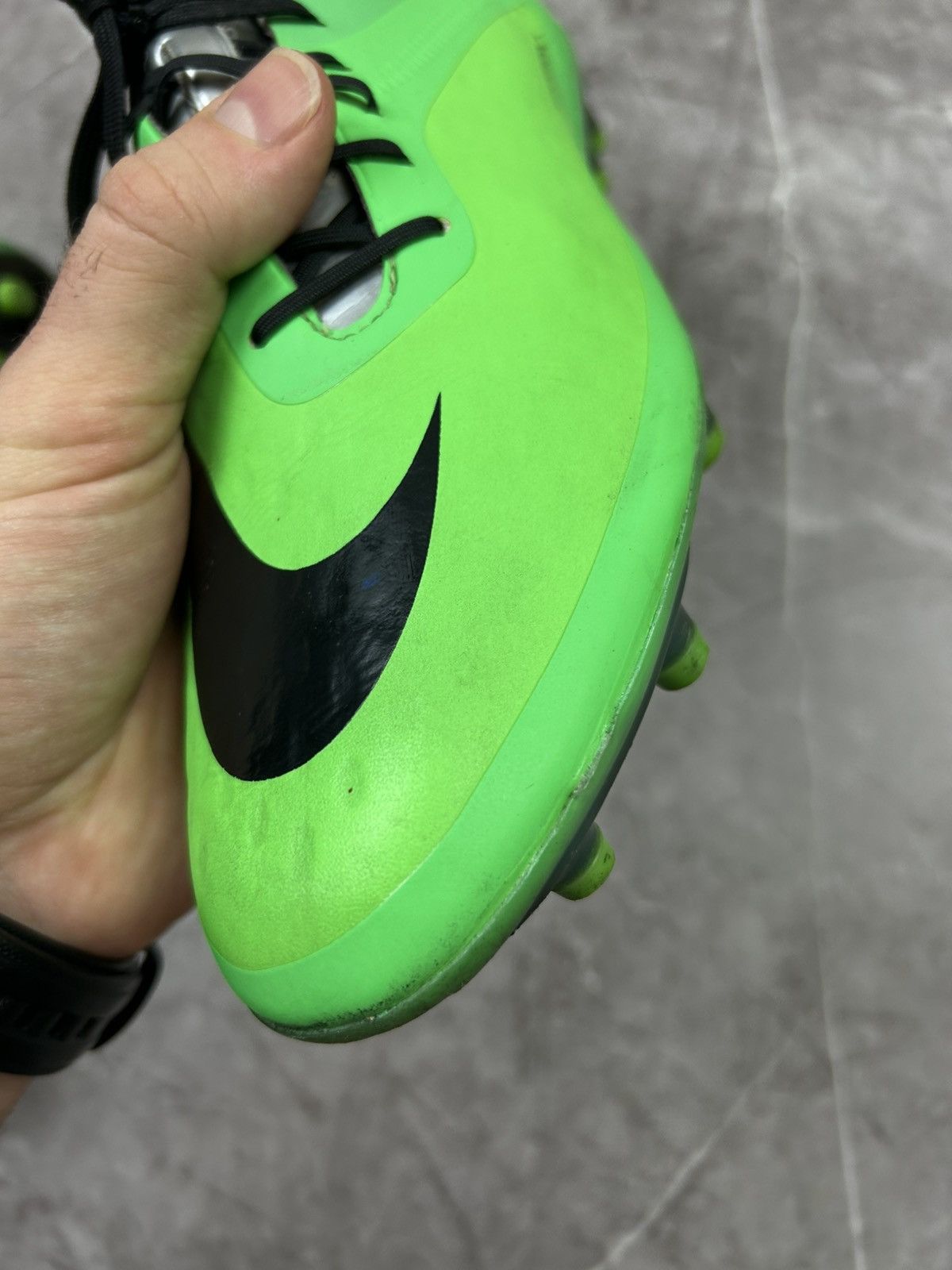 Nike Nike Hypervenom Phatal FG Neo Lime Athletic Soccer Cleat Men Size US 8 / EU 41 - 14 Thumbnail