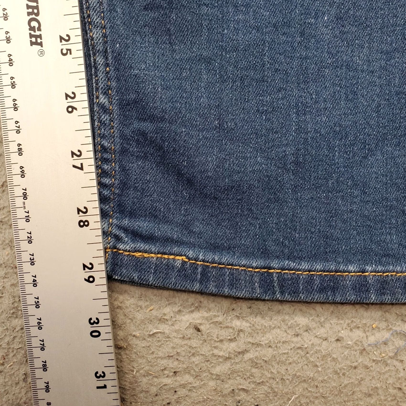 Levi's Levi Strauss & Co. Whiskered Faded Jeans Mens Size 42x30 Blue Denim Straight Leg Size US 42 / EU 58 - 4 Thumbnail