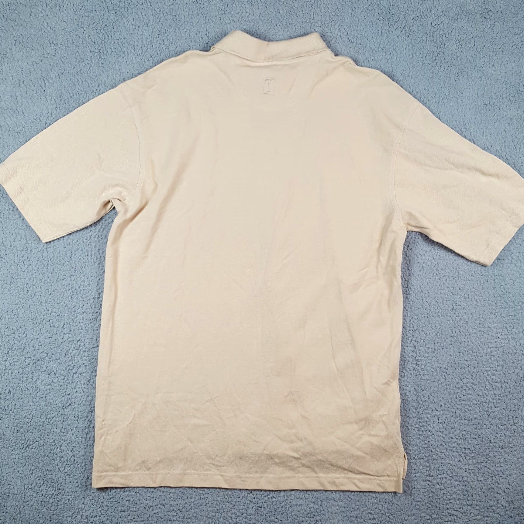Vintage VINTAGE Tehama Beige Cotton Golf Polo Shirt XL Short Sleeve Collared Preppy 90s Mens Size US XL / EU 56 / 4 - 7 Thumbnail