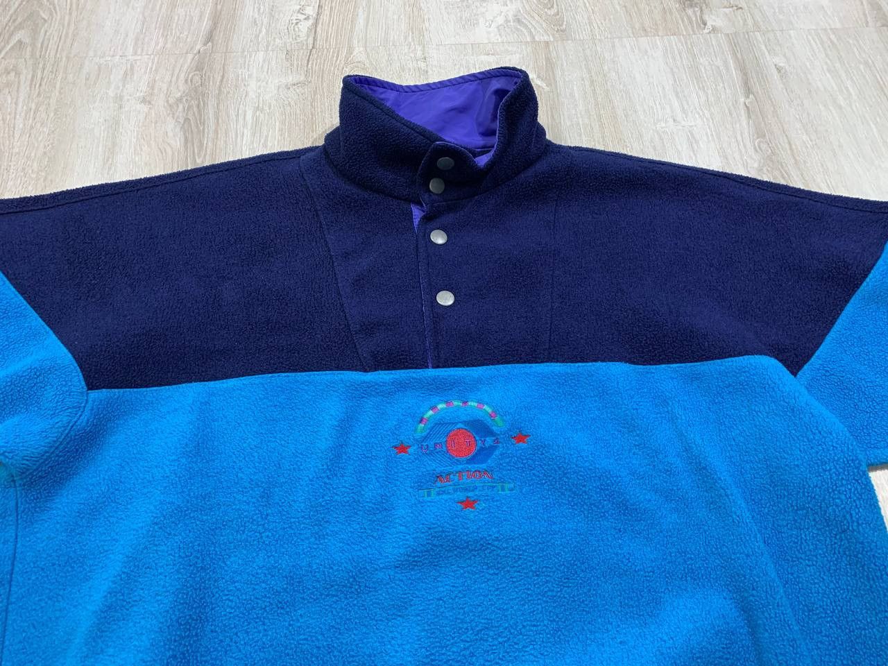 Sergio Tacchini × Vintage Mens vintage fleece Sergio Tacchini Size XL Size US XL / EU 56 / 4 - 3 Thumbnail