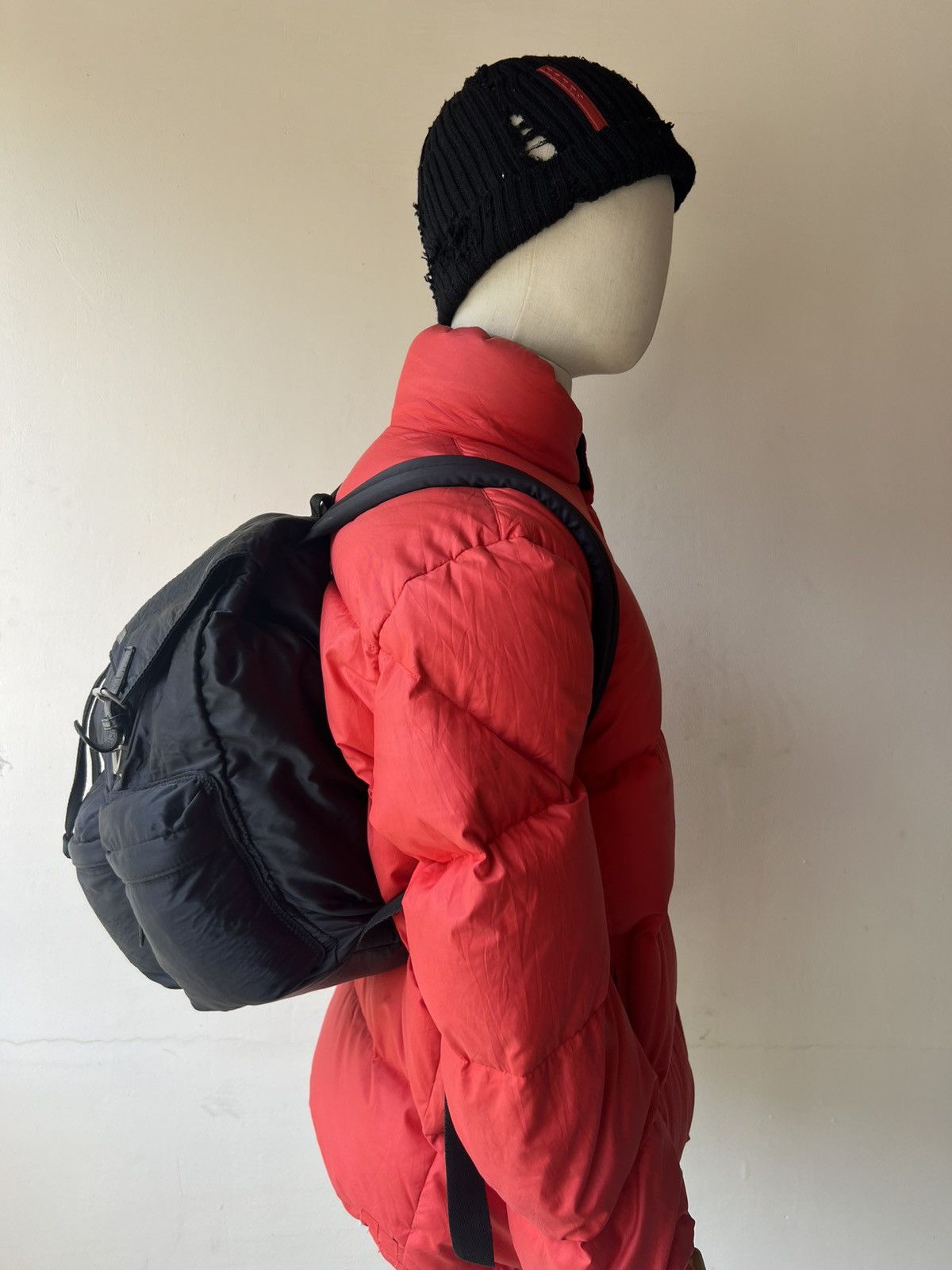 Barneys New York Vintage 90s Barneys New York Black Nylon Tactical Backpack Size ONE SIZE - 4 Thumbnail