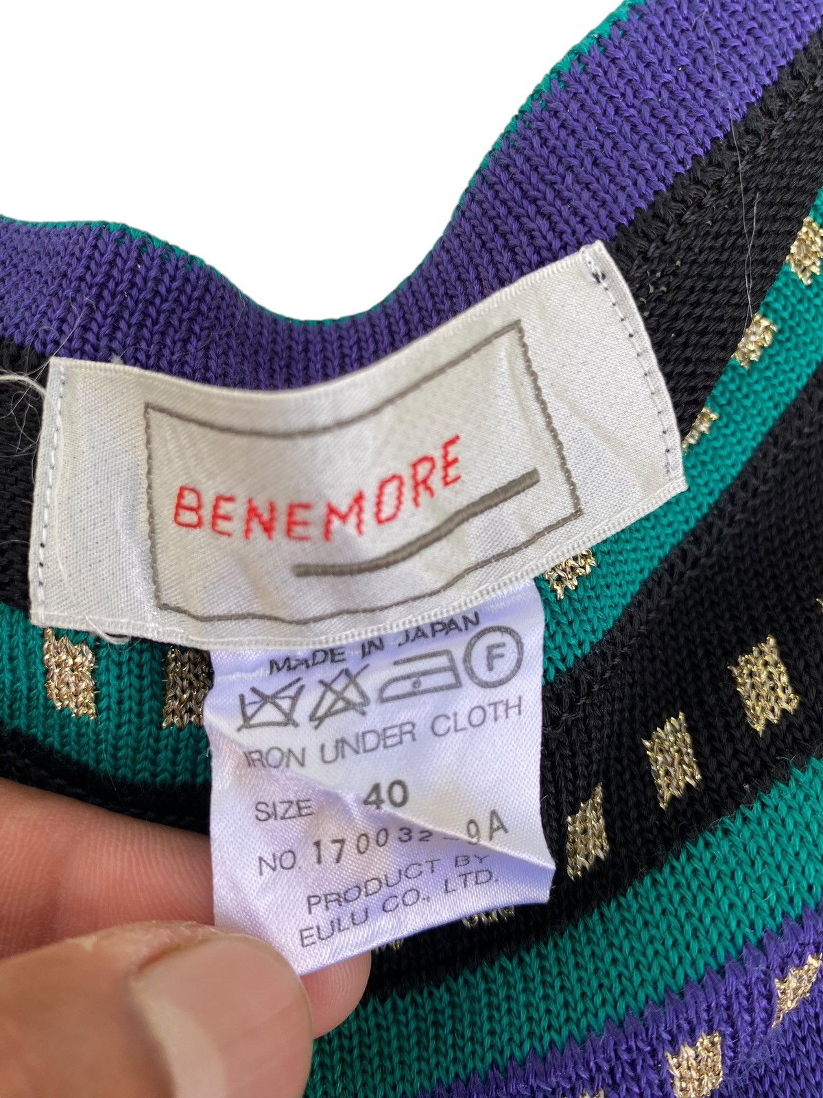 Japanese Brand × Vintage Vtg Benemore Knitwear Size US M / EU 48-50 / 2 - 5 Thumbnail