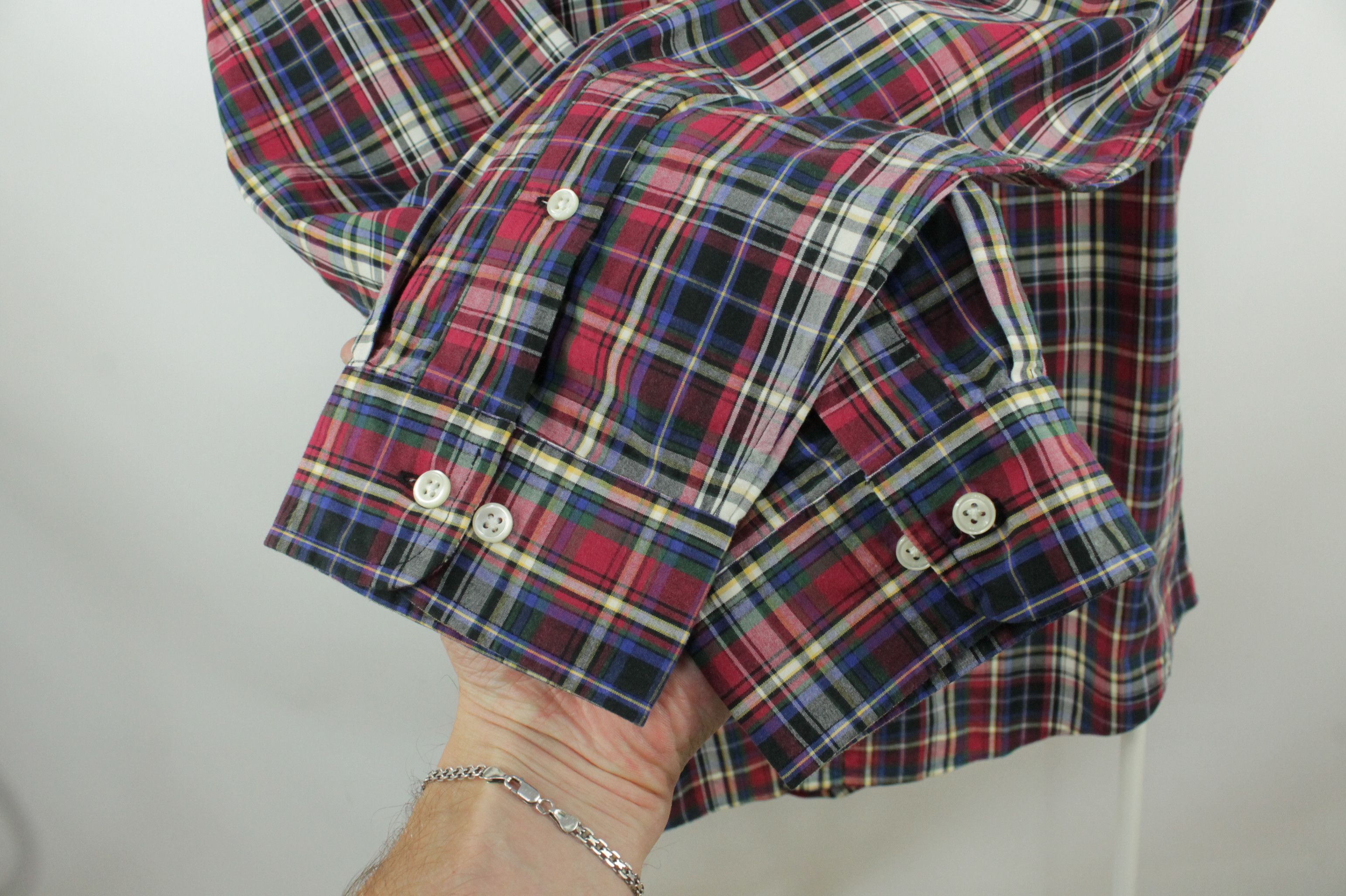 Polo Ralph Lauren Vintage Polo Ralph lauren Custom Fit Casual Plaid Shirt Size US XL / EU 56 / 4 - 5 Thumbnail