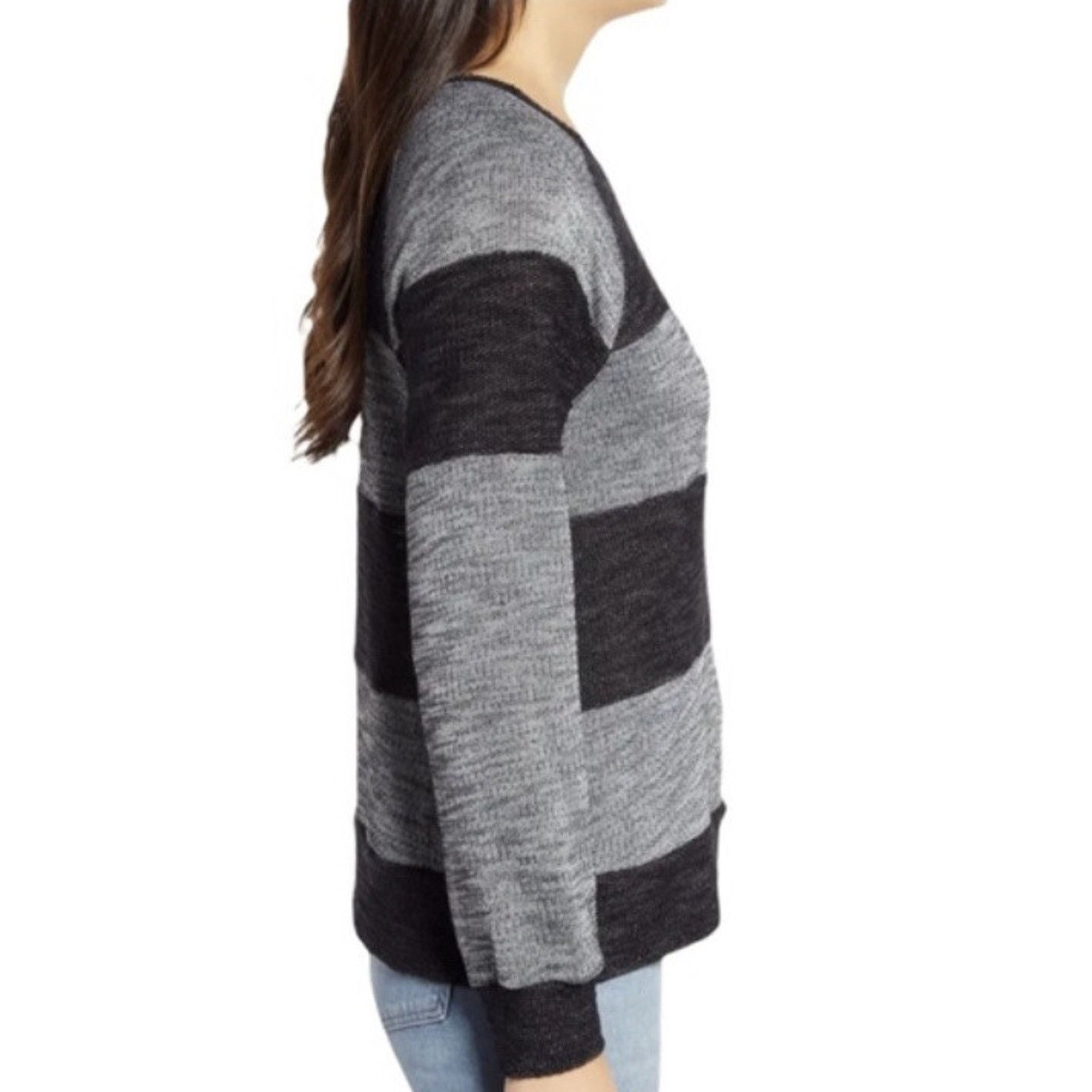 & Other Stories EVERLEIGH Women's Stripe Sweatshirt & sweater size M A003034 Size M / US 6-8 / IT 42-44 - 3 Thumbnail