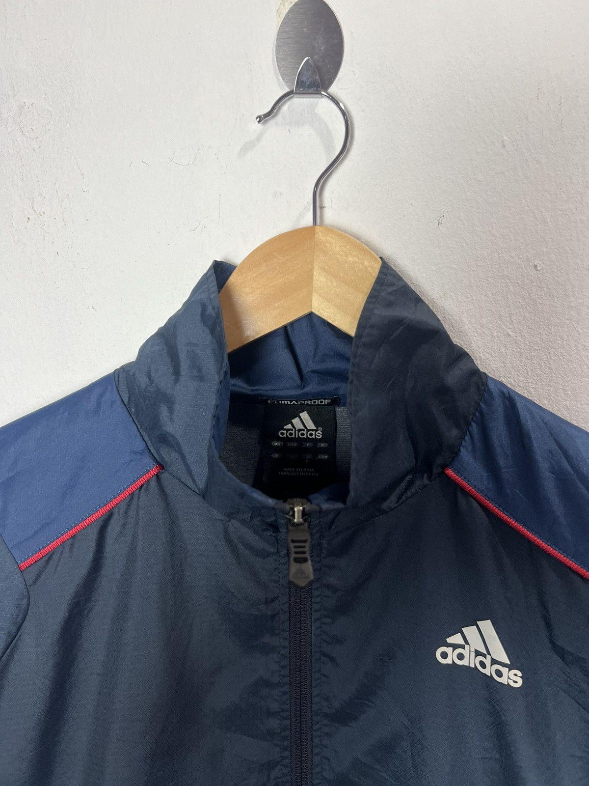 Adidas Adidas Clima Proof Windbreaker Jacket Size US L / EU 52-54 / 3 - 6 Thumbnail