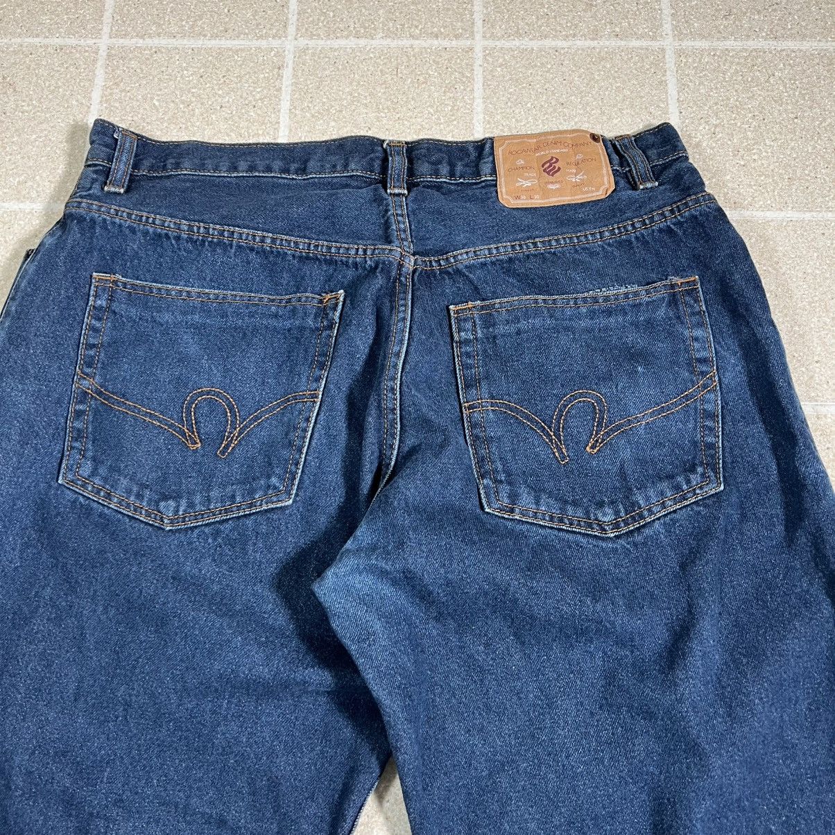 Rocawear Y2K Wide Leg Rocawear Jeans 34/27 Wide Leg Jnco Baggy Hiphop Size US 34 / EU 50 - 2 Thumbnail