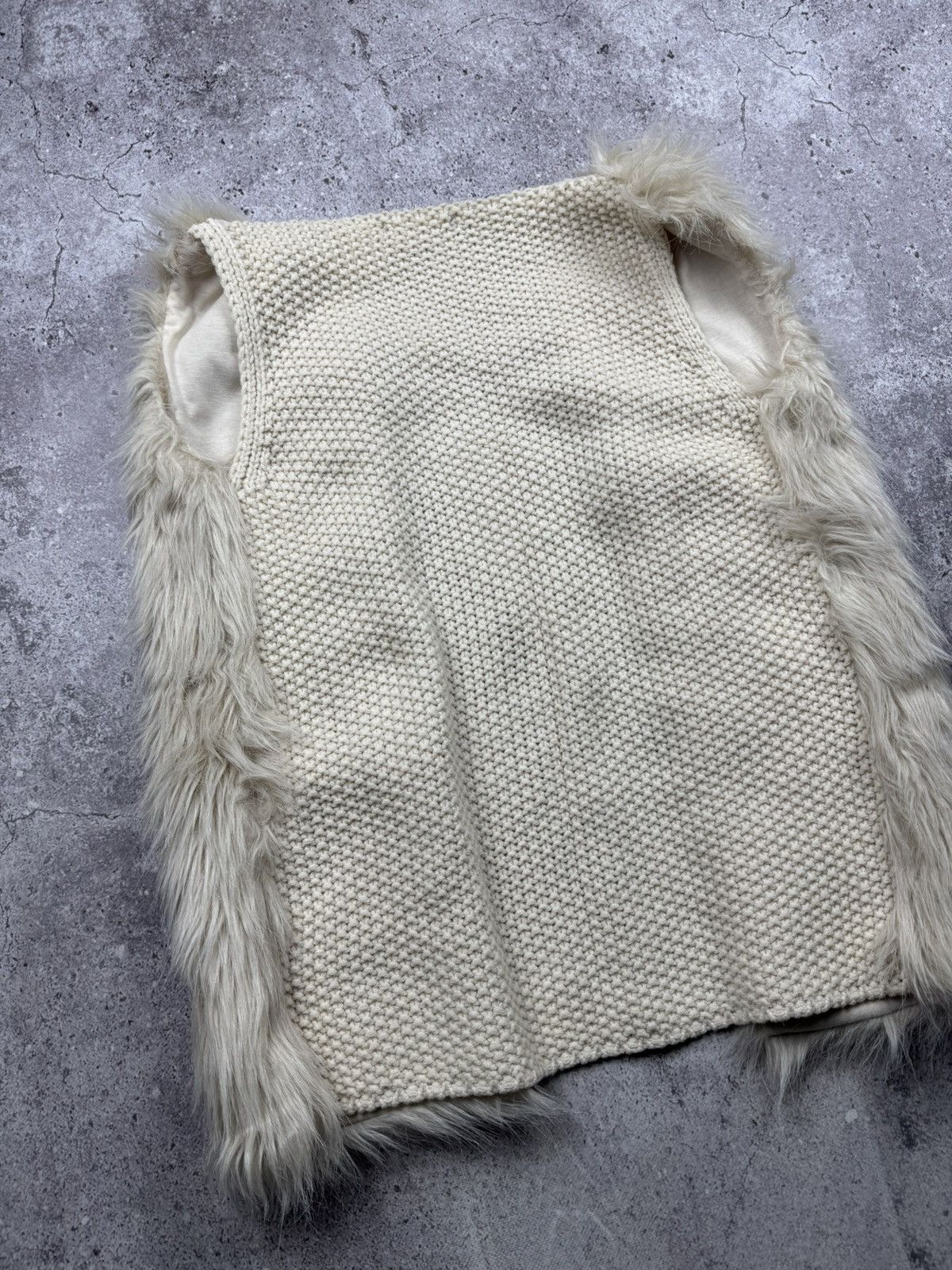 Japanese Brand Fur Y2K Knitted Vest LGB Hysteric Glamour Japanese Style Size US S / EU 44-46 / 1 - 8 Thumbnail