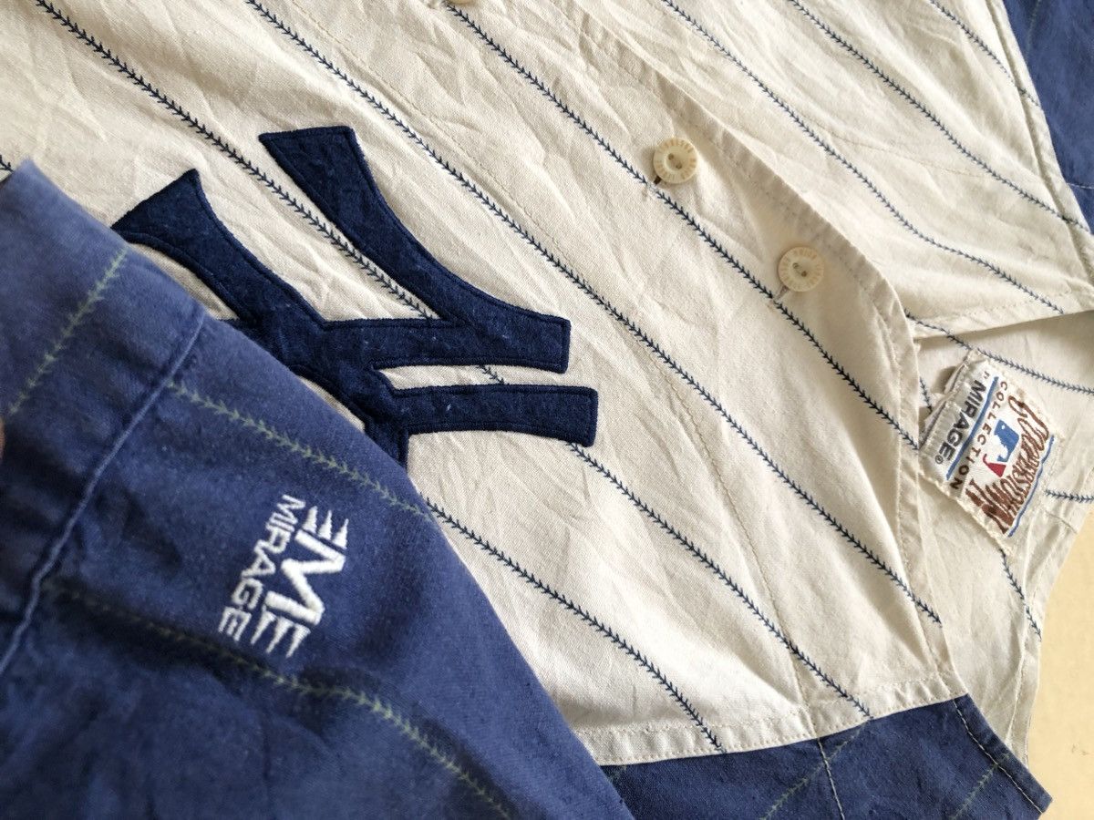 New York Yankees × Vintage Vintage New York Yankees Jersey Button Up number 44 Size US XL / EU 56 / 4 - 4 Thumbnail