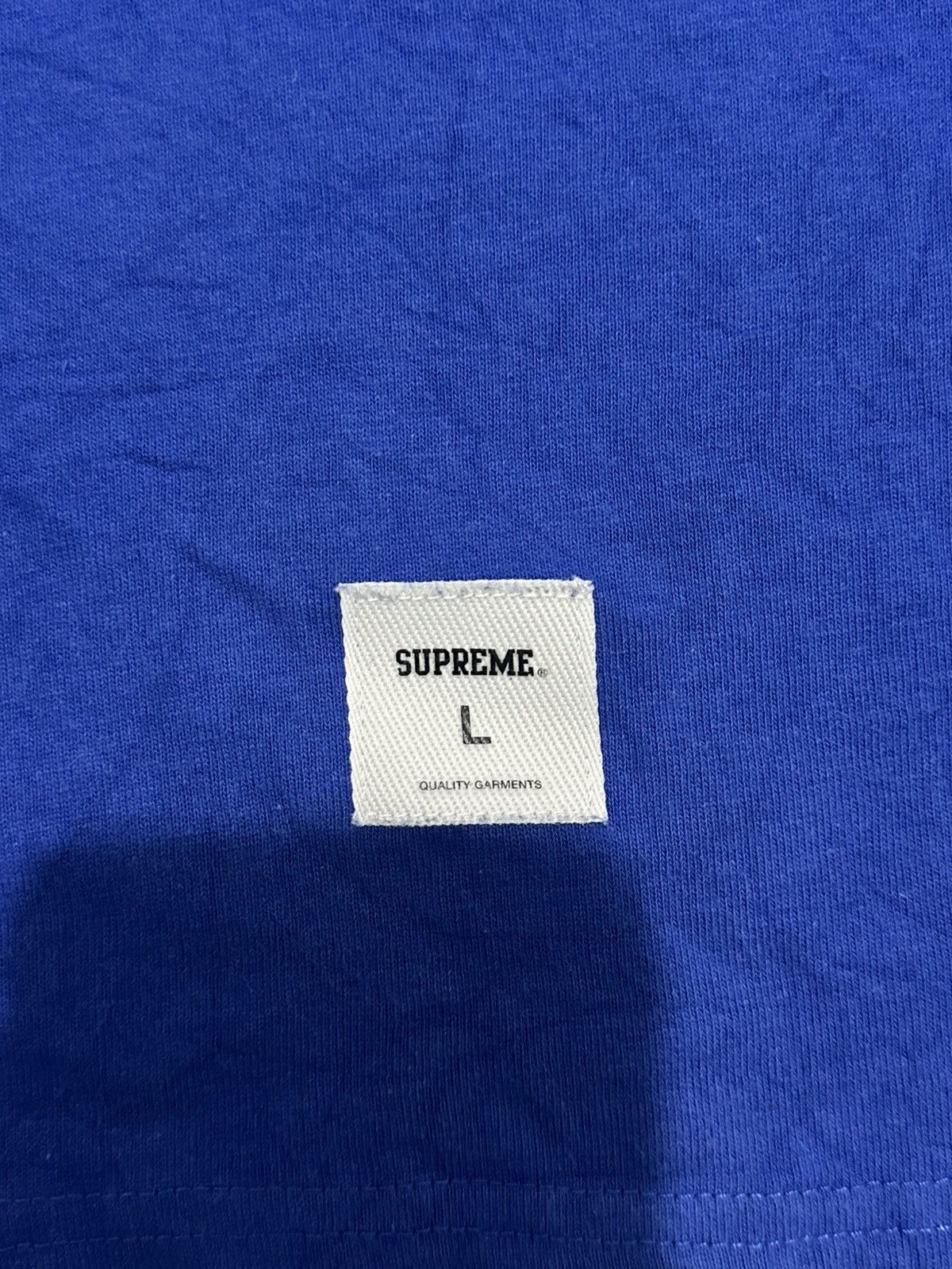 Supreme Supreme Plaid Applique S/S Top Royal Size US L / EU 52-54 / 3 - 5 Thumbnail