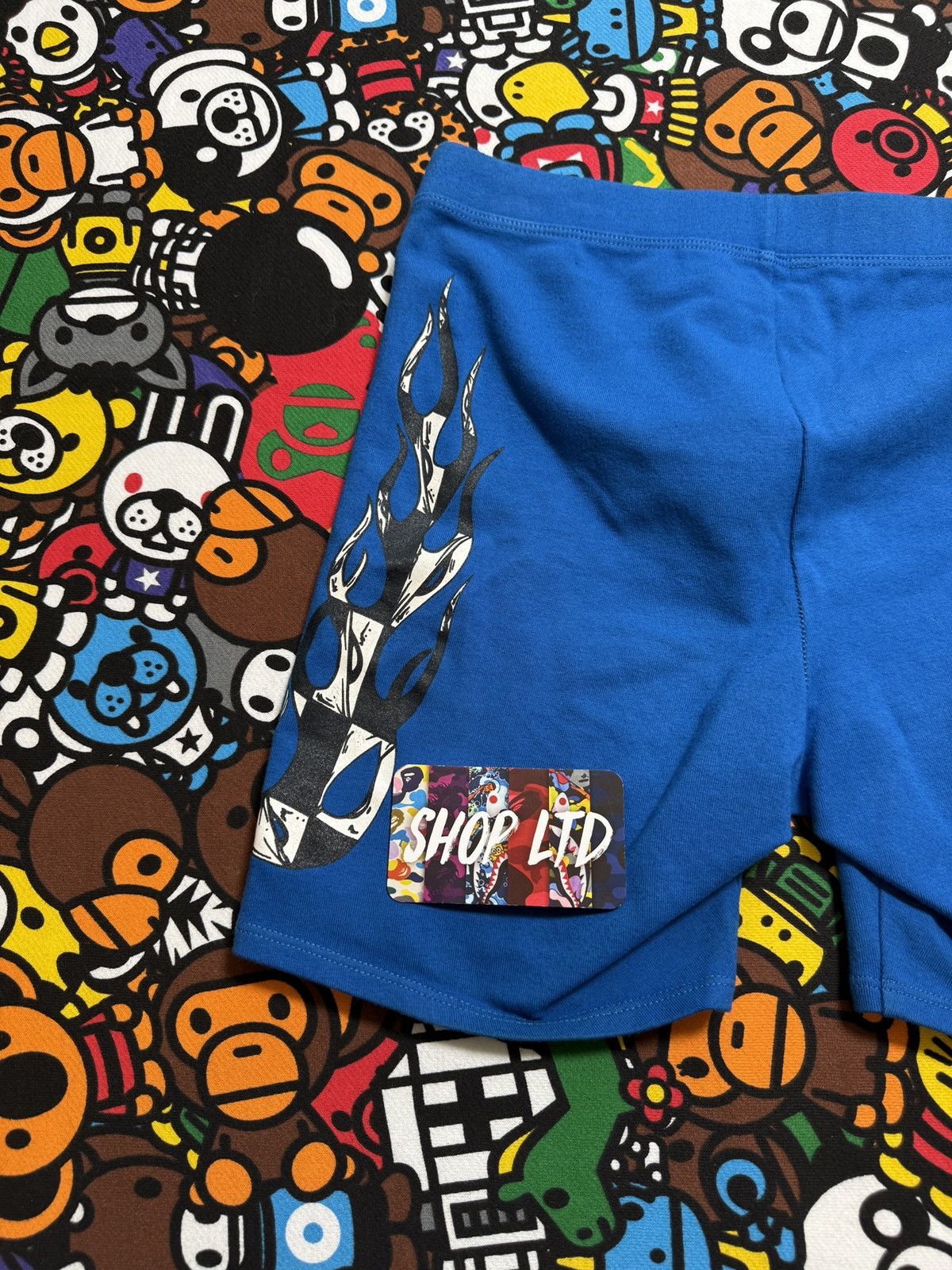 Chrome Hearts Chrome Hearts Women’s Blue Biker Shorts Size 28" / US 6 / IT 42 - 8 Thumbnail