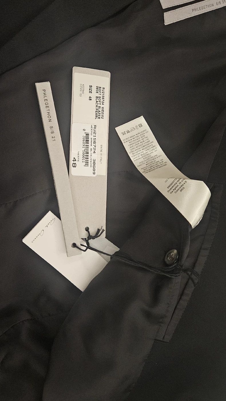 Rick Owens Rick Owens size 38 21 SS-stitched blazer jacket Size US M / EU 48-50 / 2 - 4 Thumbnail