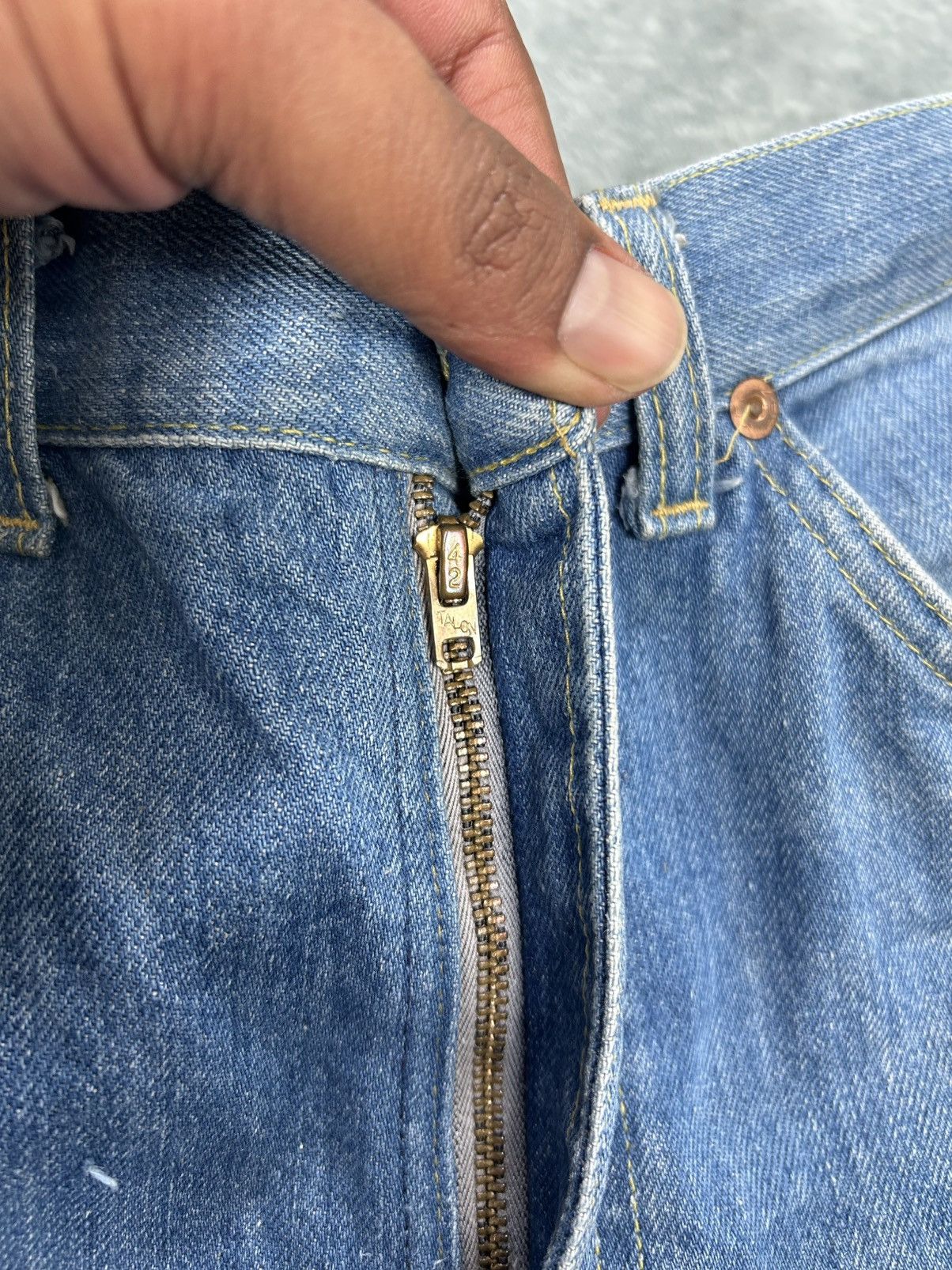 Lee Vintage 70’s Lee Rider Zip Talon 42 Size US 28 / EU 44 - 6 Thumbnail