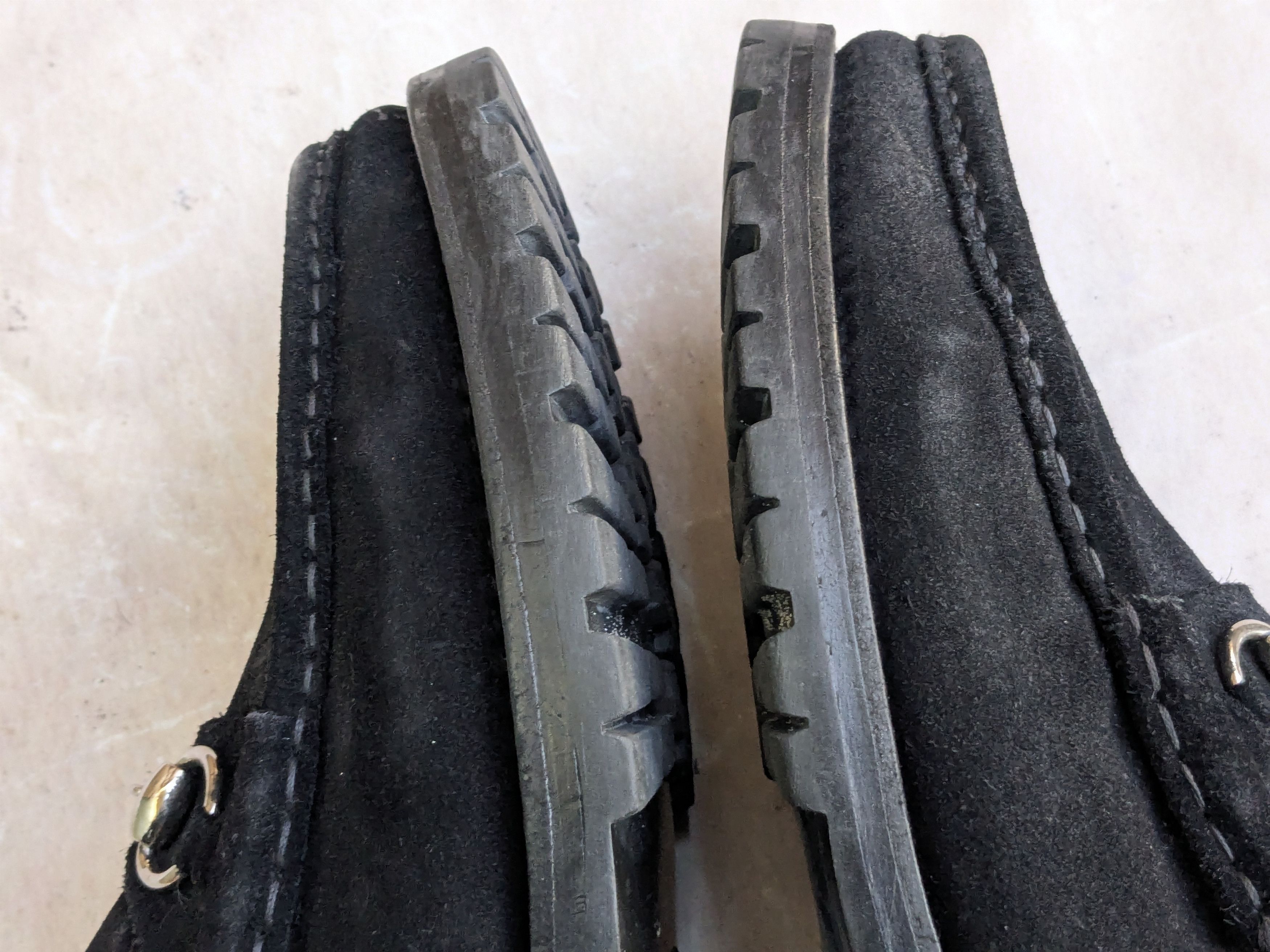 Gucci Gucci Horsebit Loafers Black Suede 9.5 Leather Rubber Size US 9.5 / EU 42-43 - 7 Thumbnail