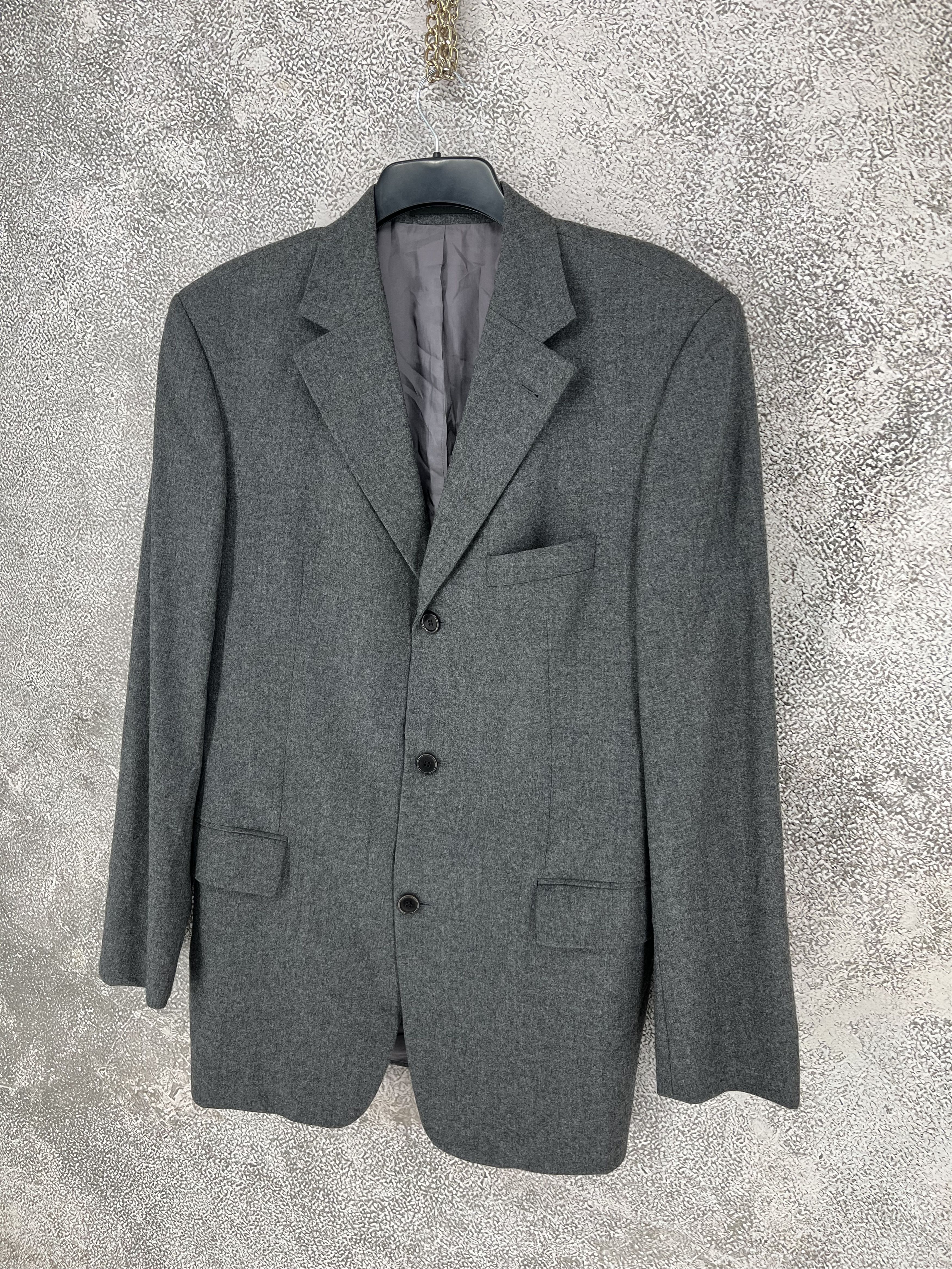 Hugo Boss HUGO BOSS Loro Piana Mens Wool Cashmere Blend Sports Blazer Size 50R - 3 Thumbnail