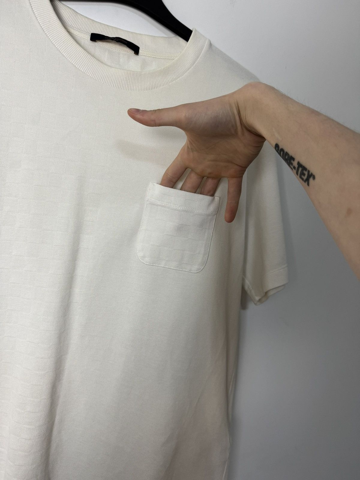 Louis Vuitton Louis Vuitton Virgil Abloh Damier Jacquard Pocket Rare Size US L / EU 52-54 / 3 - 8 Thumbnail