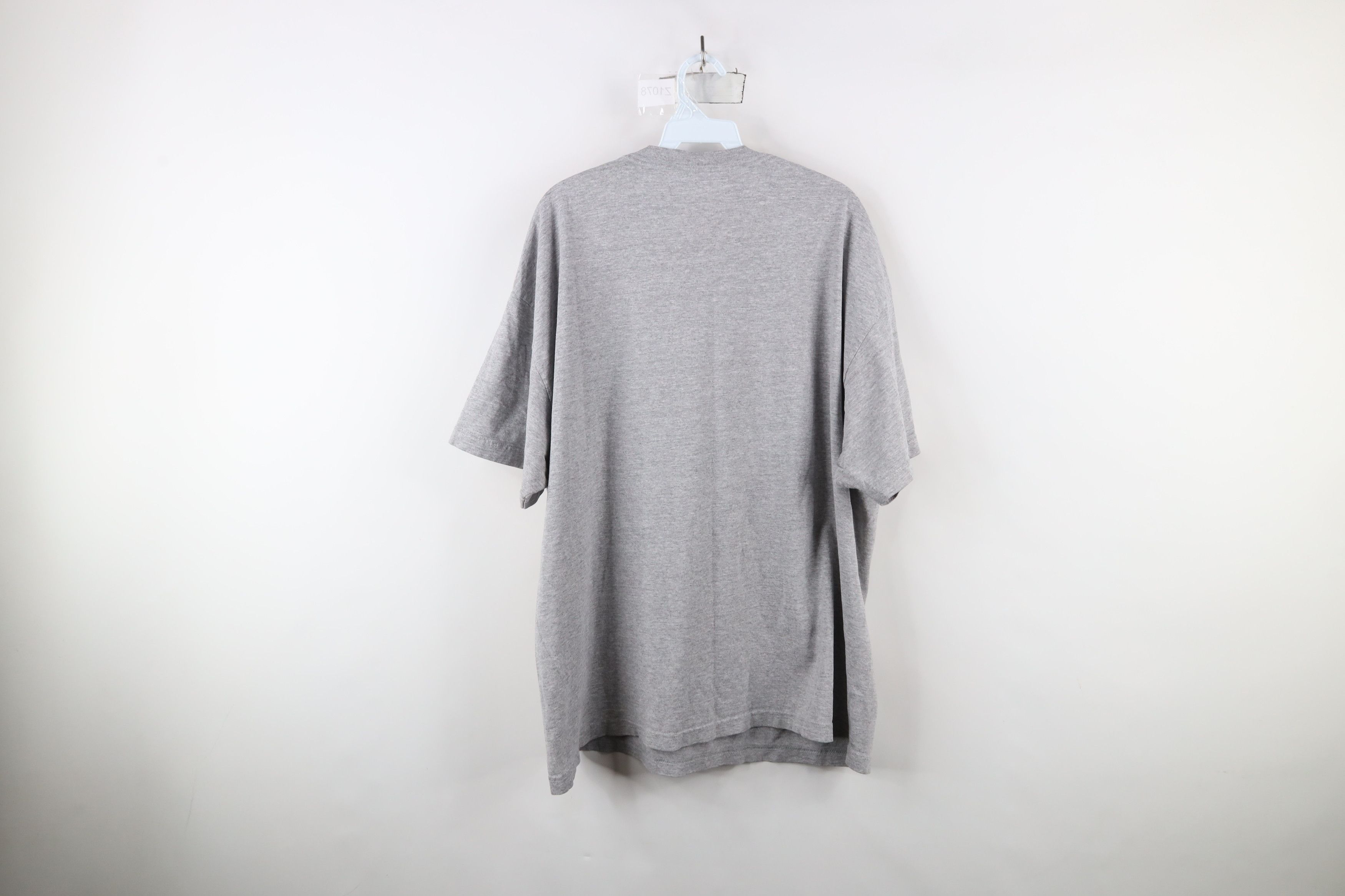 Vintage Vintage 90s University of Michigan Football T-Shirt Gray Size US XXL / EU 58 / 5 - 10 Thumbnail