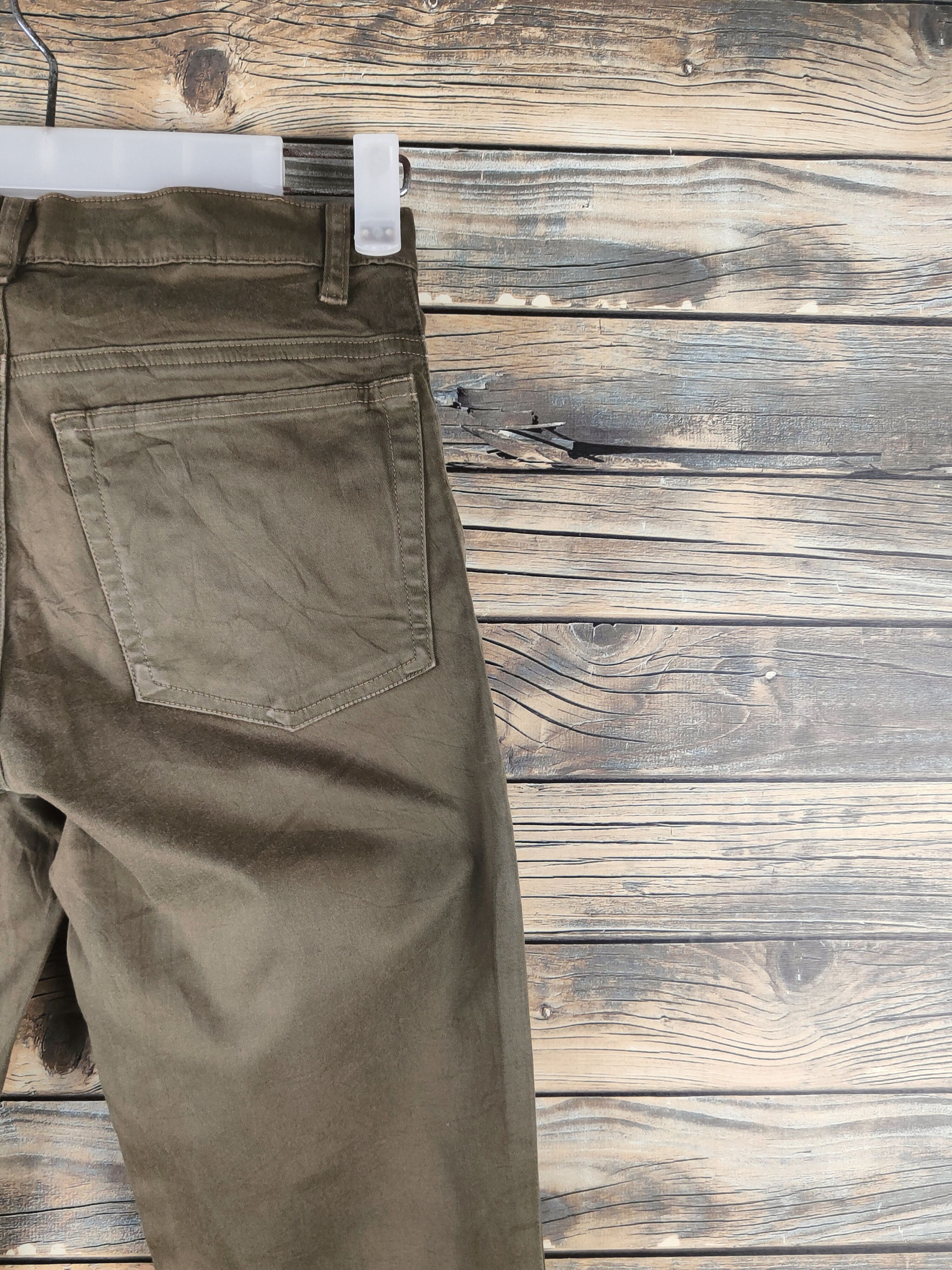 Japanese Brand DL O.z.o.c Olive Multipocket Casual Pants #46-337 Size 25" / US 0 / IT 36 - 10 Thumbnail