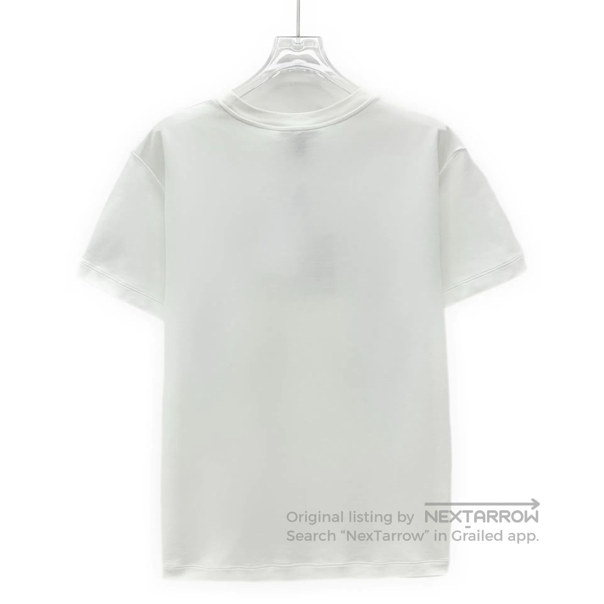 Louis Vuitton Louis Vuitton White Logo Rope Print Cotton Round Neck Shor Size US L / EU 52-54 / 3 - 2 Thumbnail