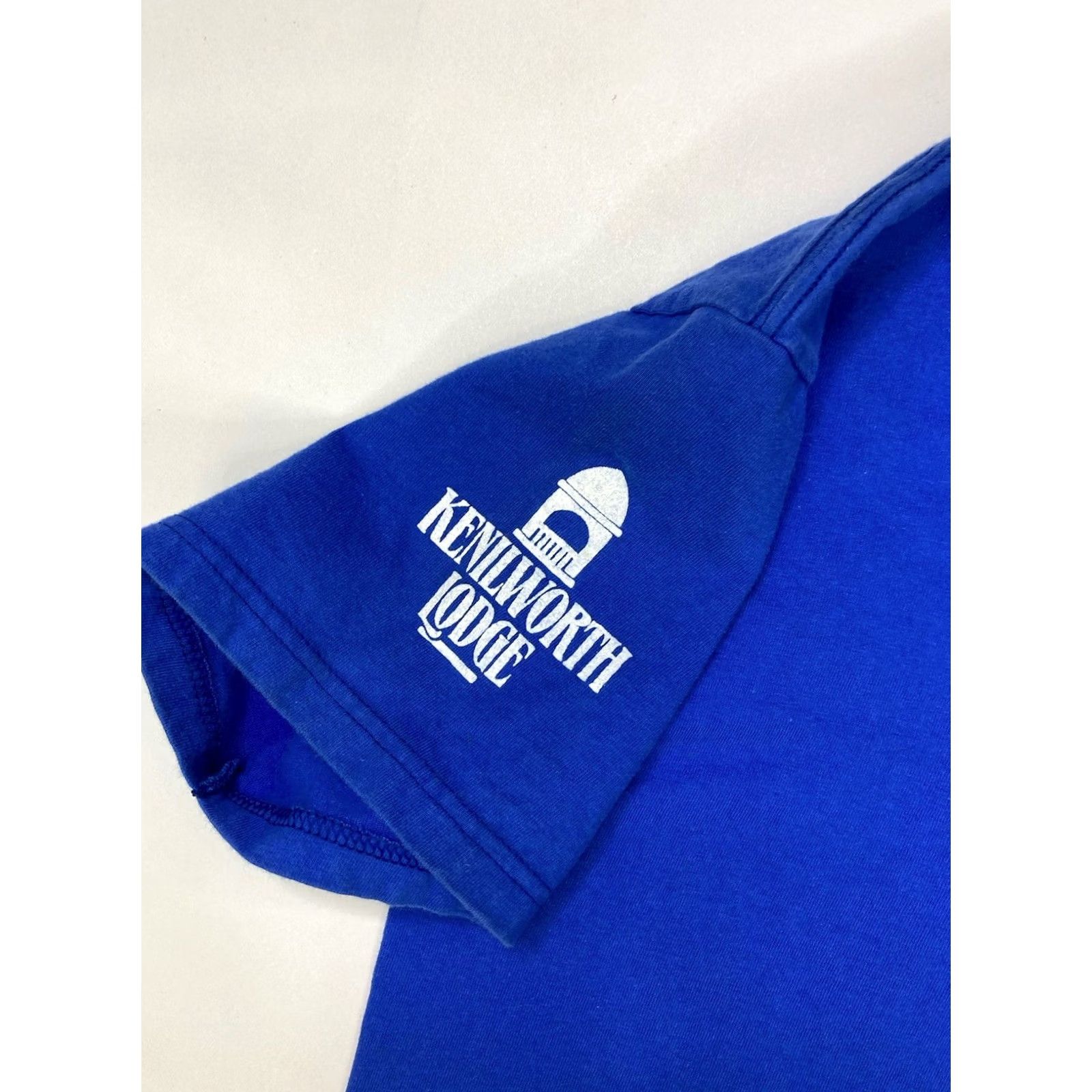 Hanes VINTAGE Hanes T-Shirt Men Large Blue Everglades Bicycle Club Sebring Spring Break 2001 Logo Graphic Print Sports Event Size US L / EU 52-54 / 3 - 3 Thumbnail