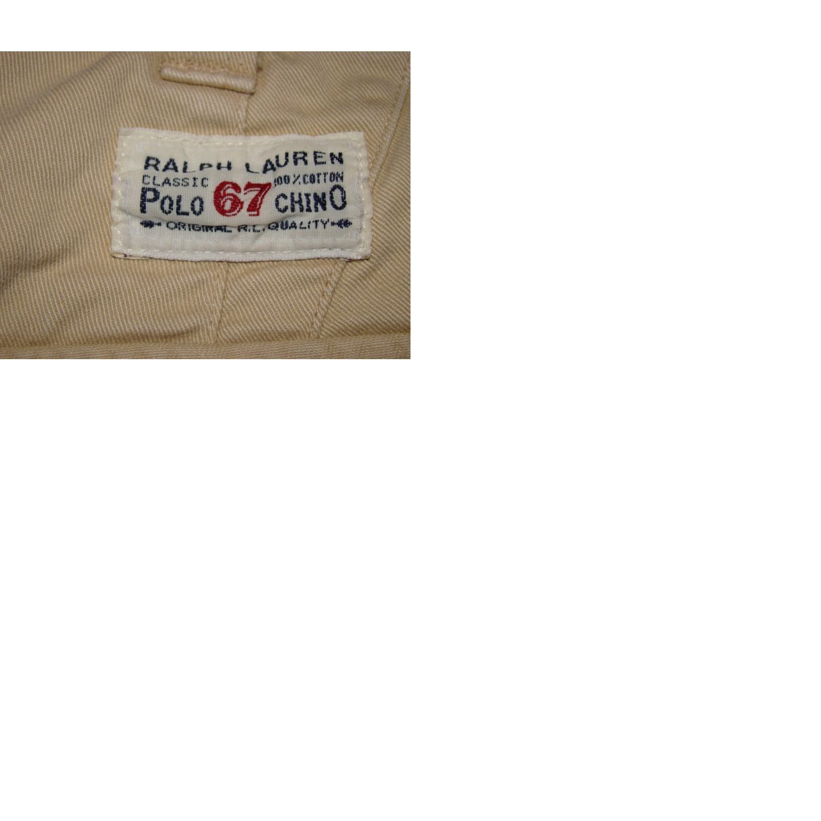 Polo Ralph Lauren VINTAGE Polo Ralph Lauren Men’s Pants 34x32 Chino Beige Khaki Cargo Pocket Wide-Leg Size US S / EU 44-46 / 1 - 9 Thumbnail