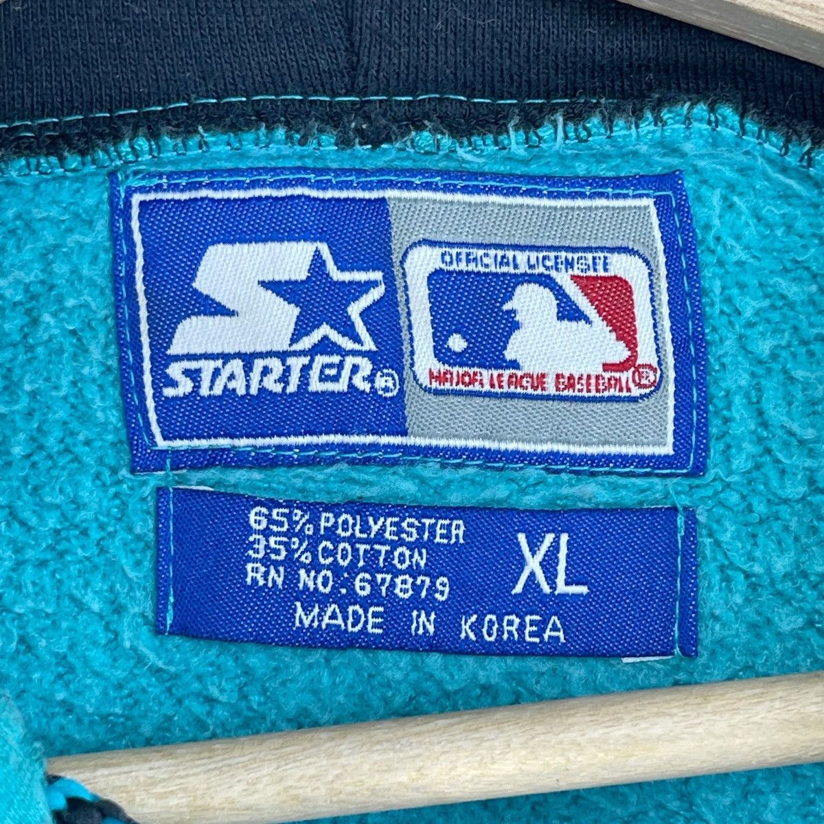MLB × Starter × Vintage 90’s Florida Marlins Sweatshirt Size US XL / EU 56 / 4 - 5 Thumbnail